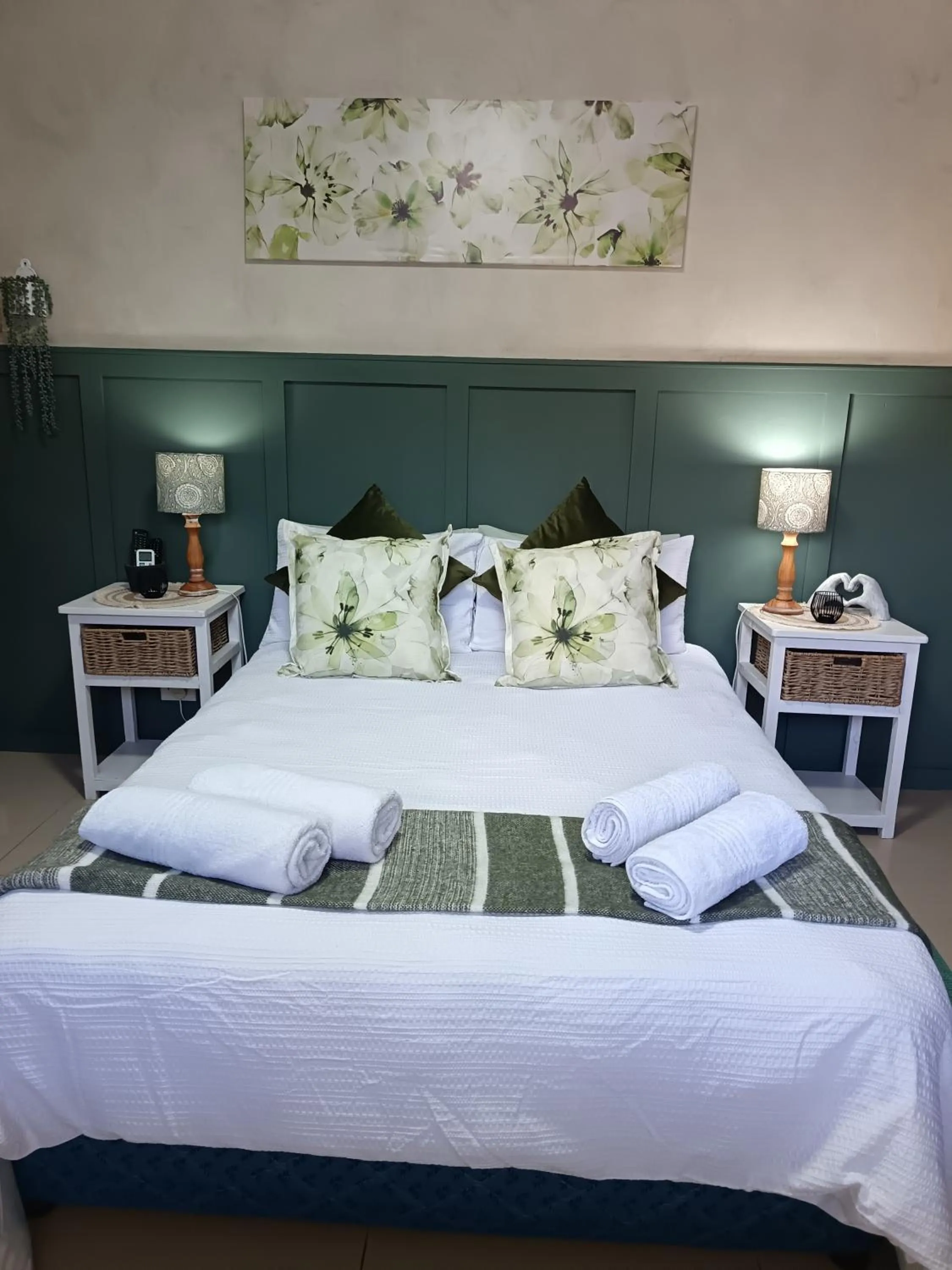 Bed in Bluewater Guesthouse