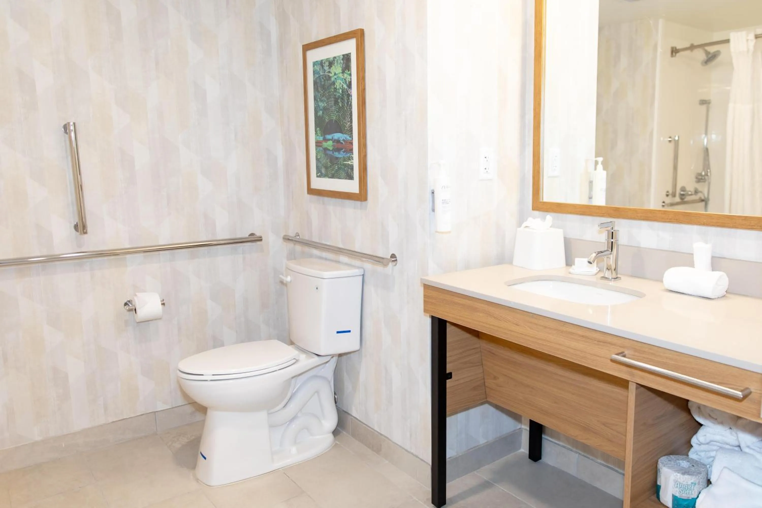 Bathroom in Hampton Inn & Suites Jennings