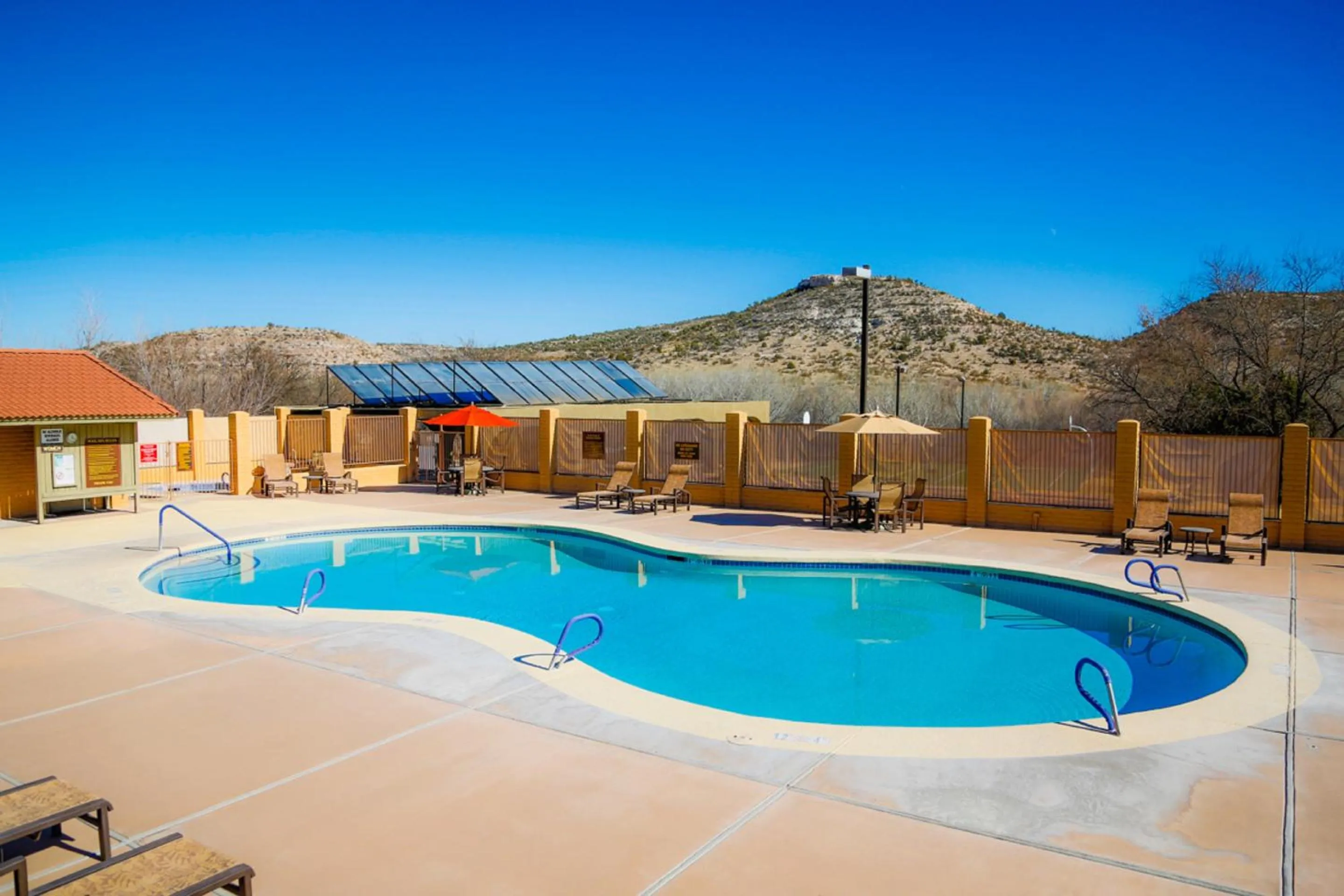 Swimming pool in Verde Valley Canyon View Cottage 6