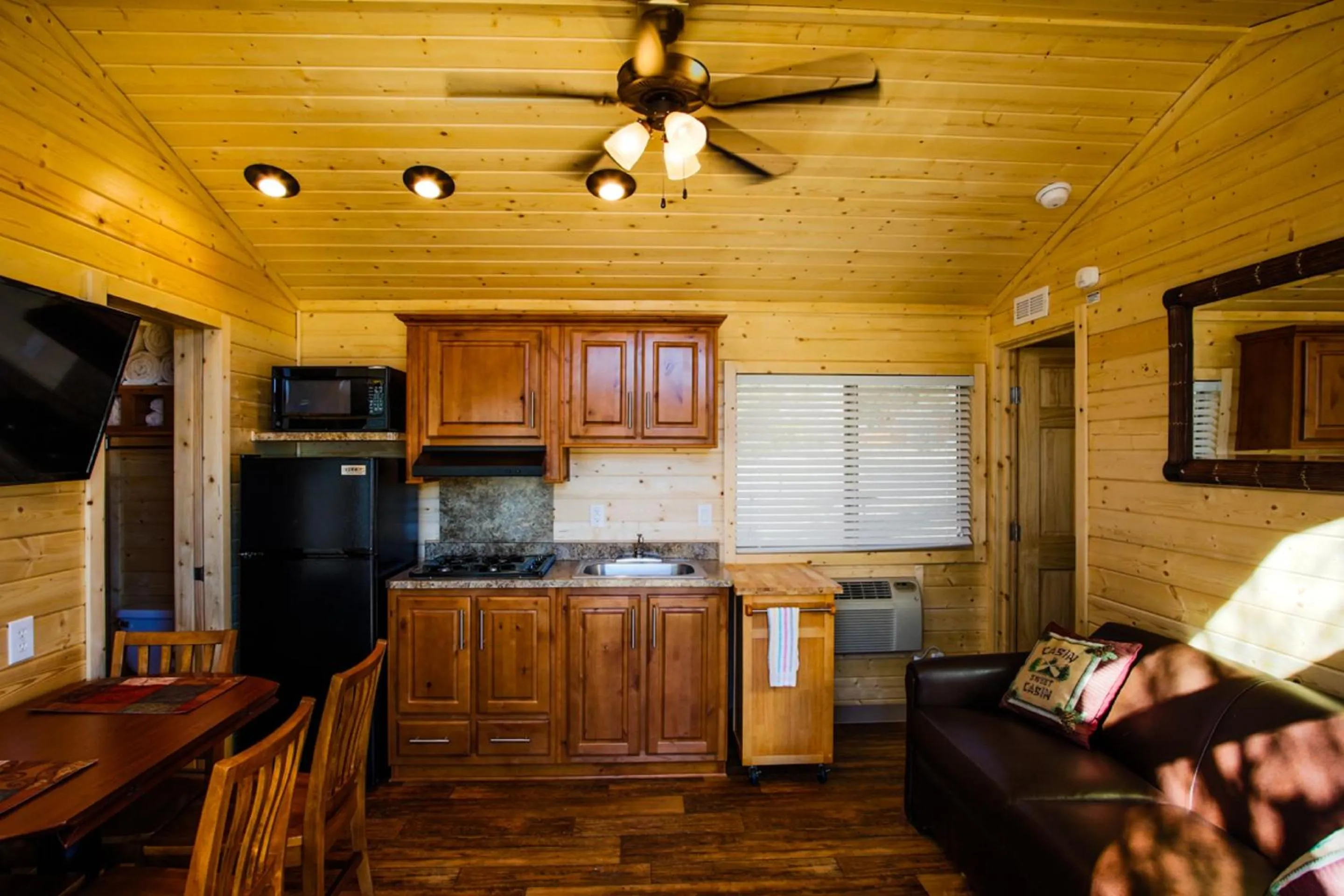 Living room in Verde Valley Deck Cottage 8