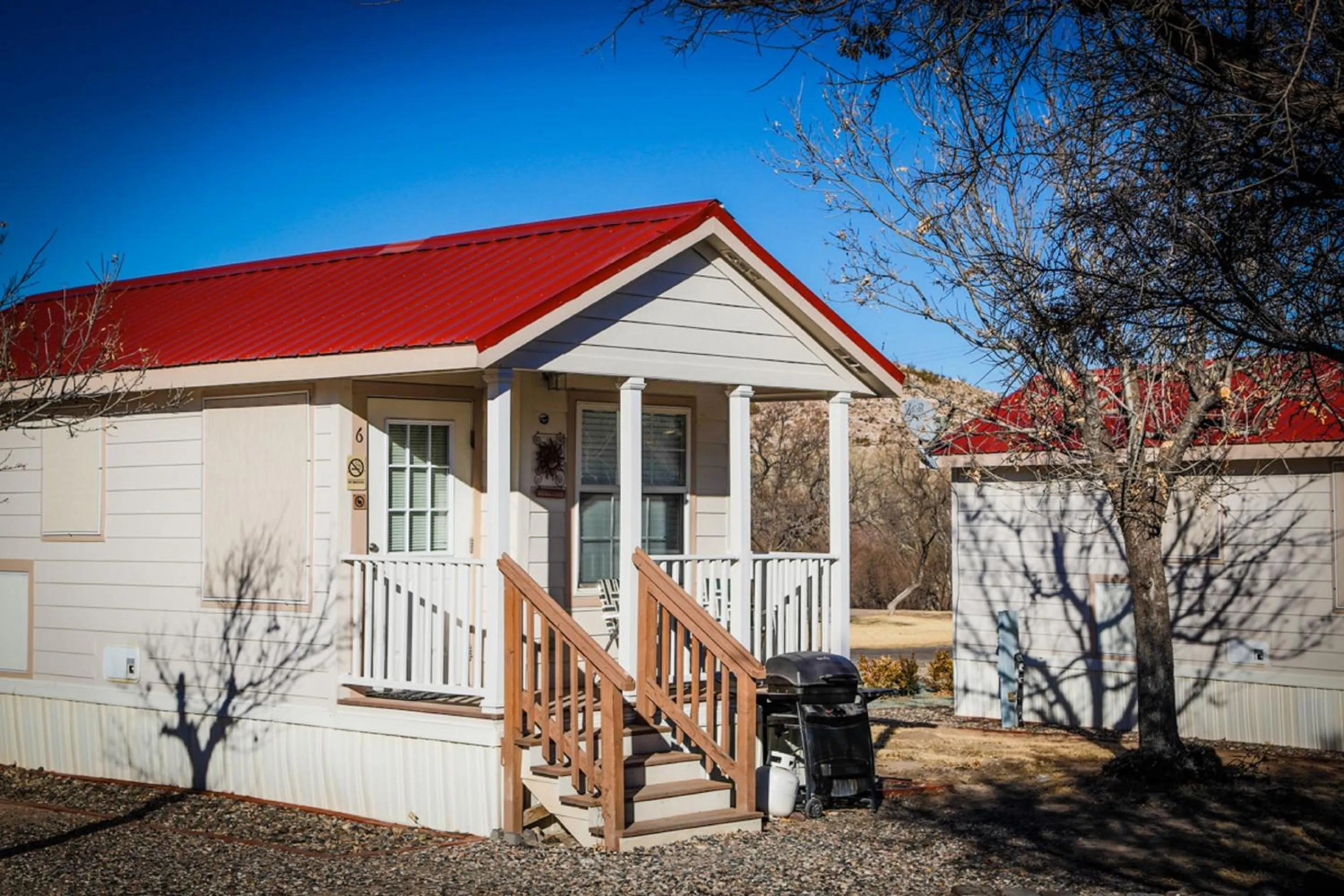 Facade/entrance in Verde Valley One-Bedroom Park Model Cabin 14