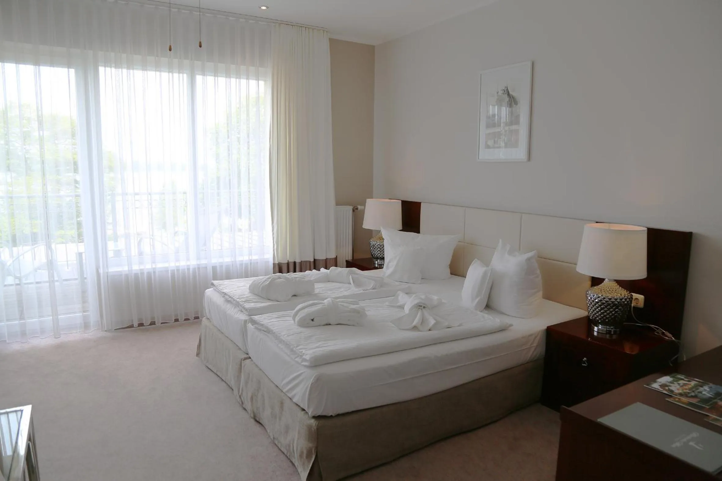 Bed in Hotel Resort Märkisches Meer