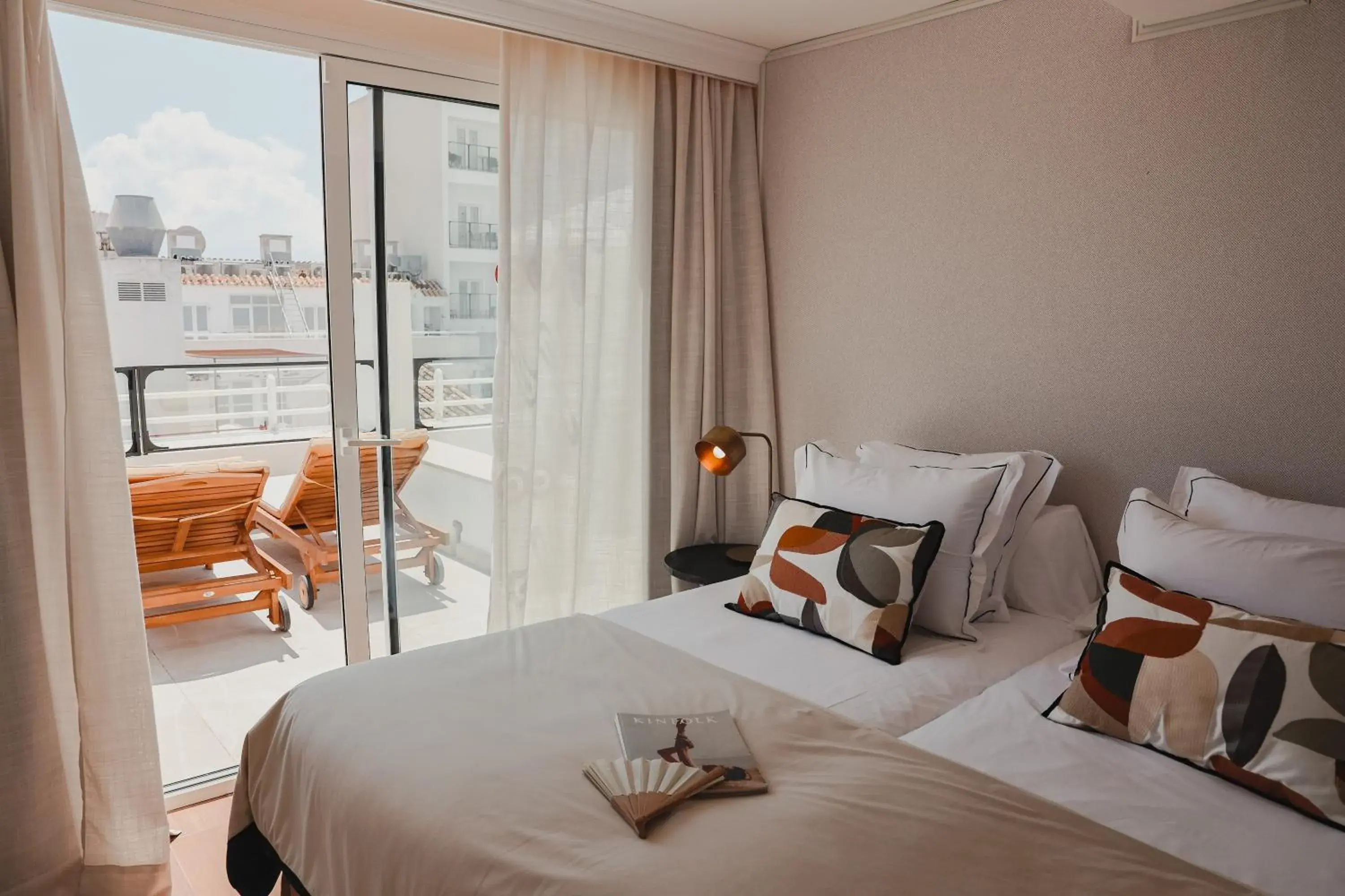 Balcony/Terrace, Bed in Hoposa Daina- Adults Only Balcony/Terrace, Bed in Hoposa Daina- Adults Only