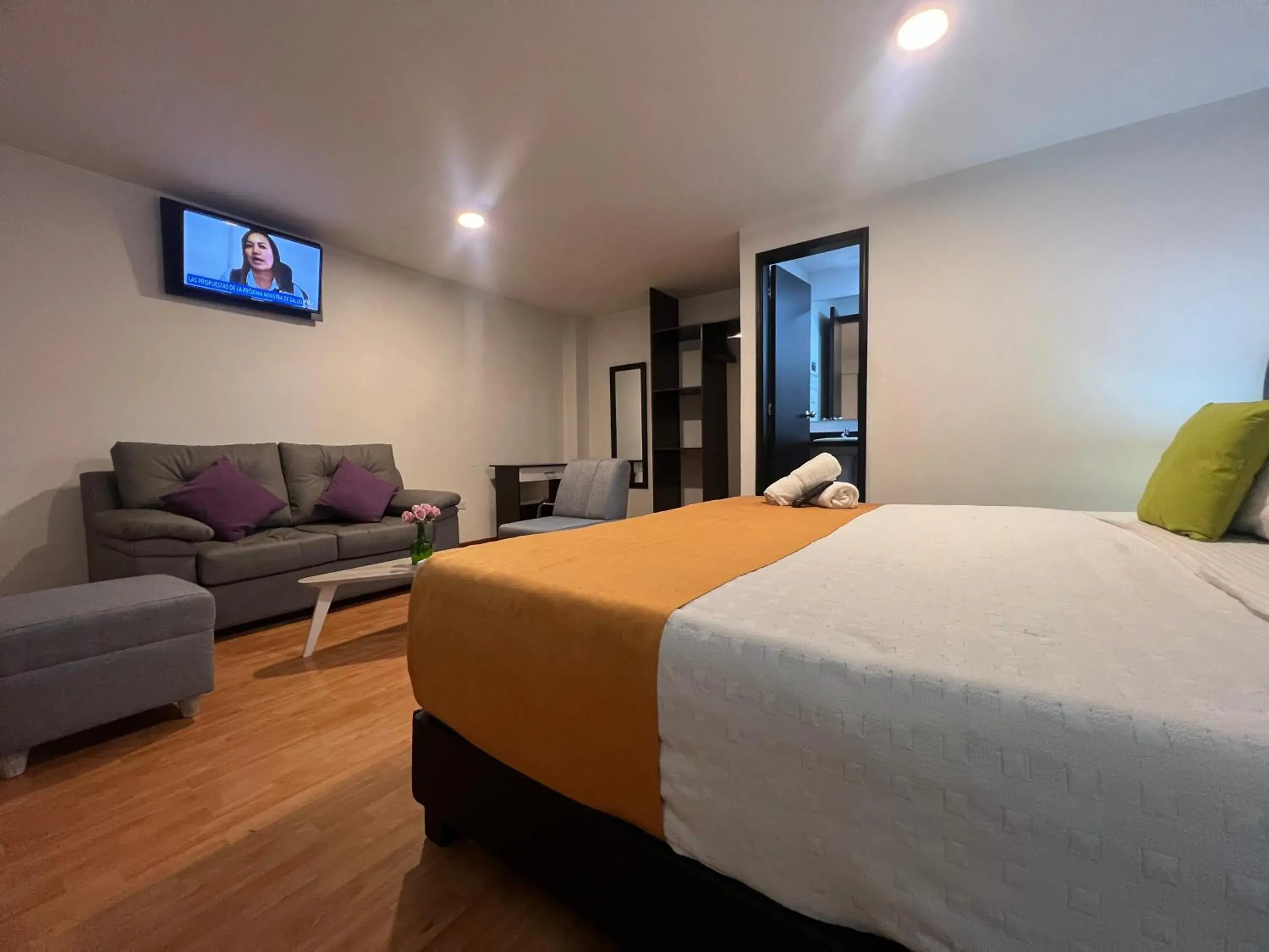 Bed in Hotel Ferias Park Bed in Hotel Ferias Park