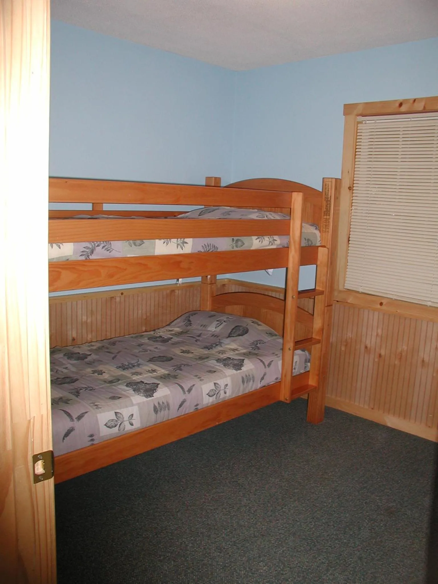 Bed in Nantahala Cabins