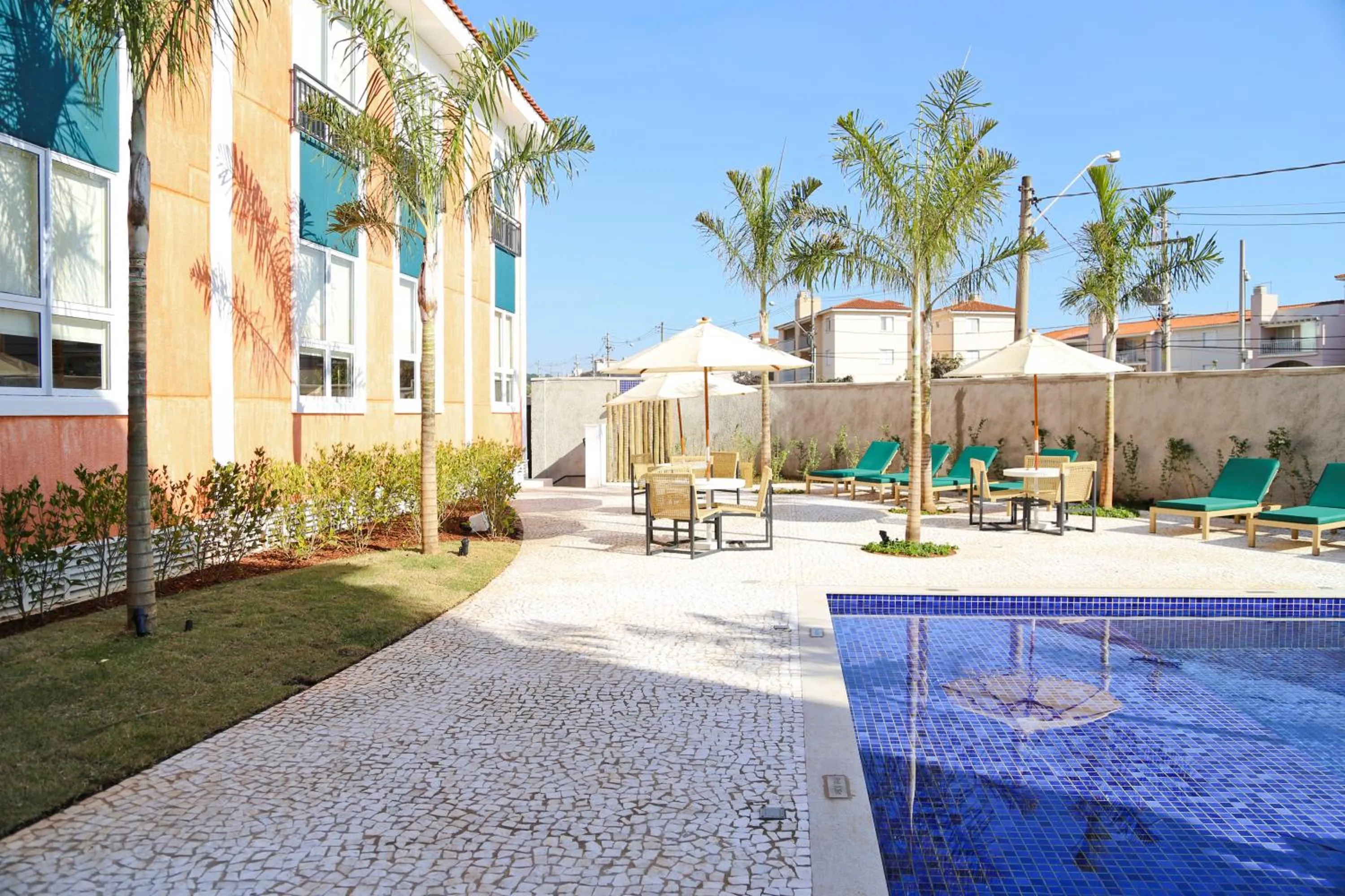 Patio in Vitória Hotel Express Dom Pedro