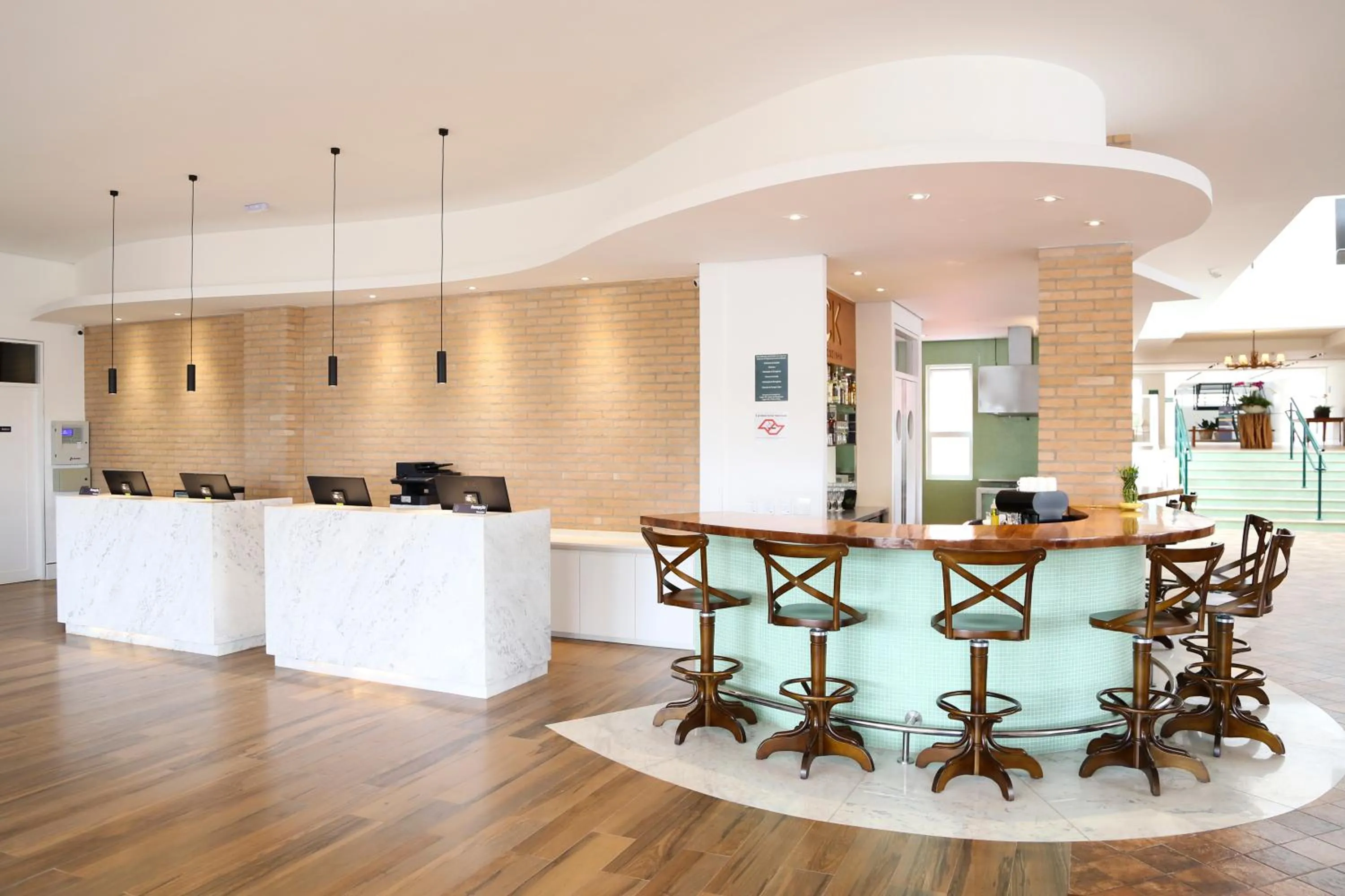 Lobby or reception in Vitória Hotel Express Dom Pedro