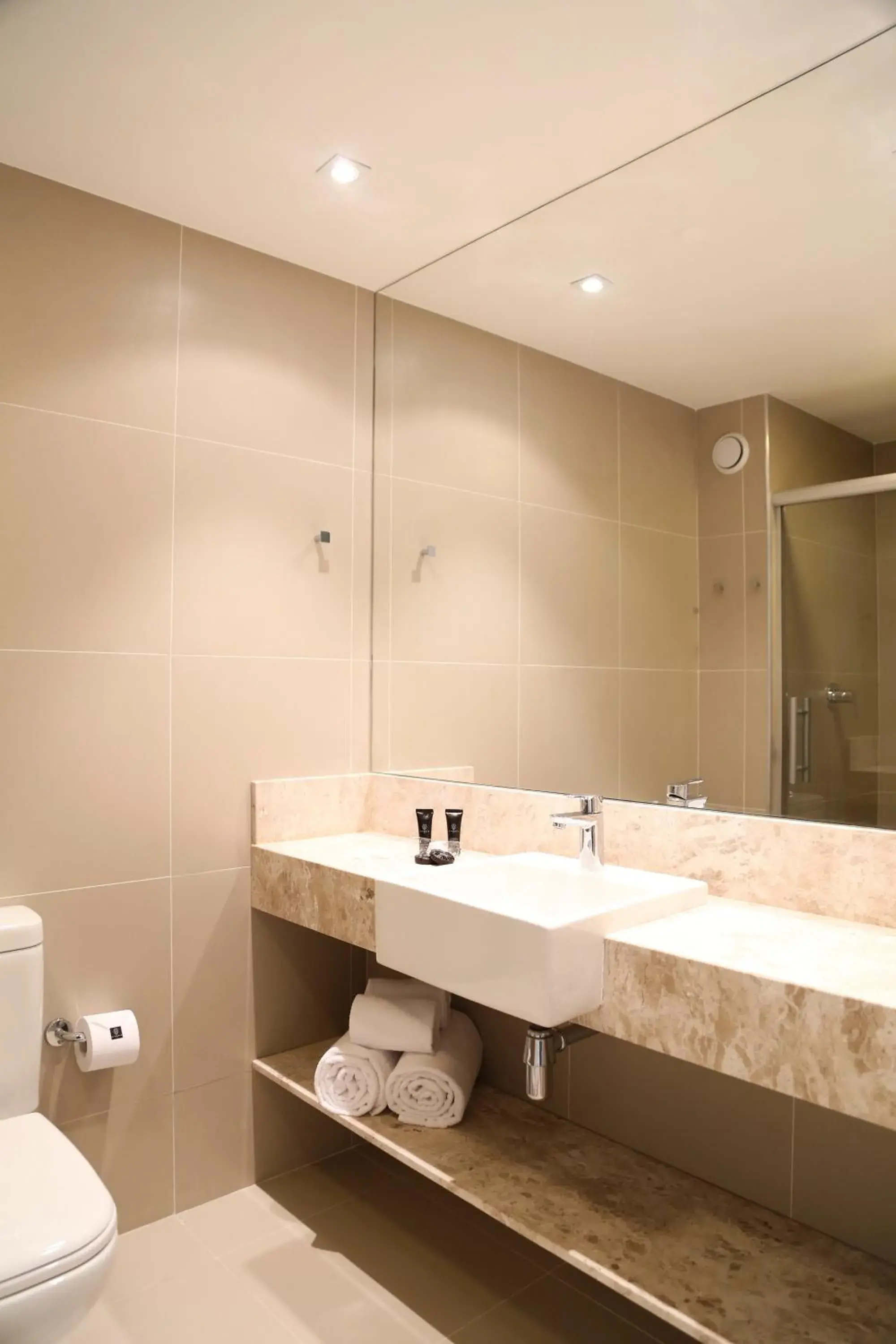 Bathroom in Vitória Hotel Express Dom Pedro Bathroom in Vitória Hotel Express Dom Pedro