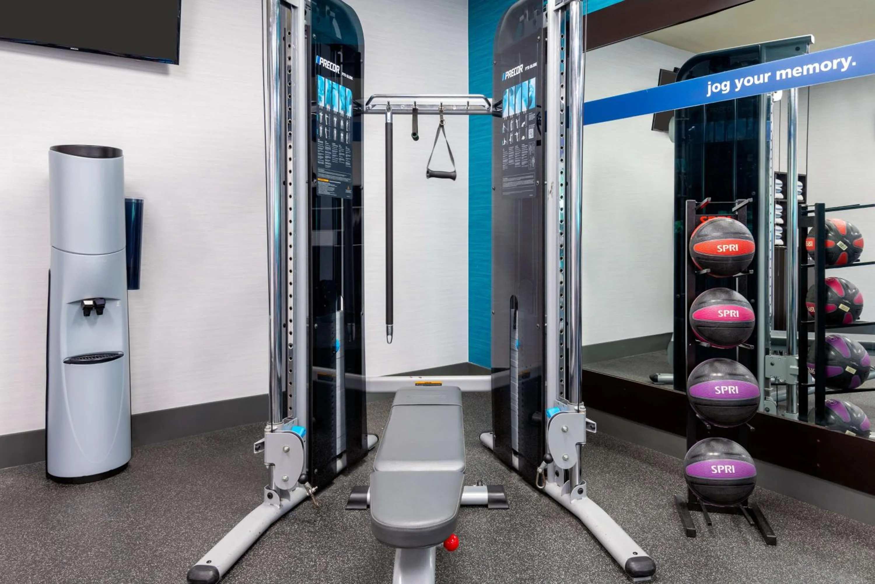 Fitness centre/facilities in Hampton Inn and Suites Hartford/Farmington