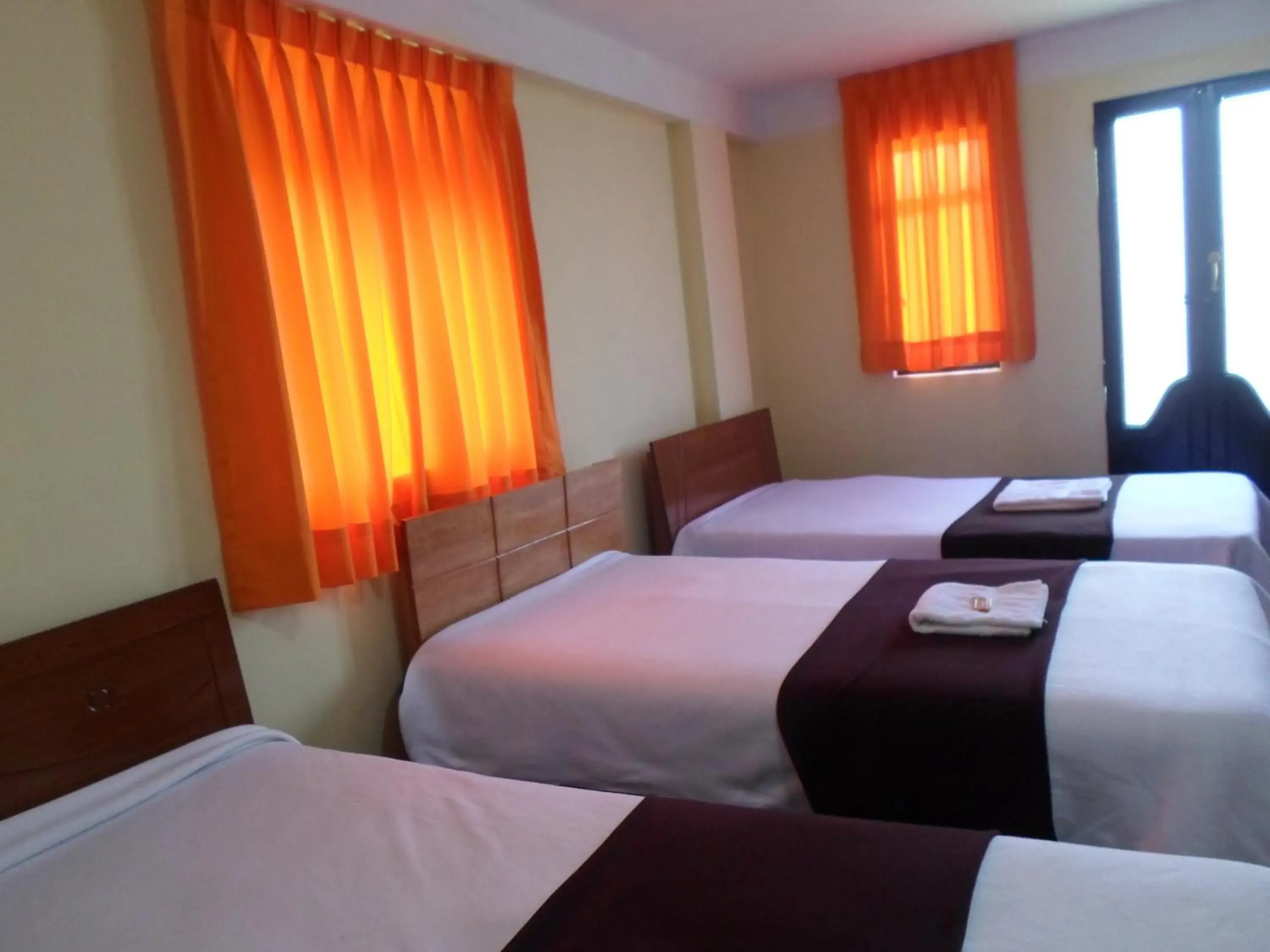 Bed in Hostal Casa del Montañista Bed in Hostal Casa del Montañista