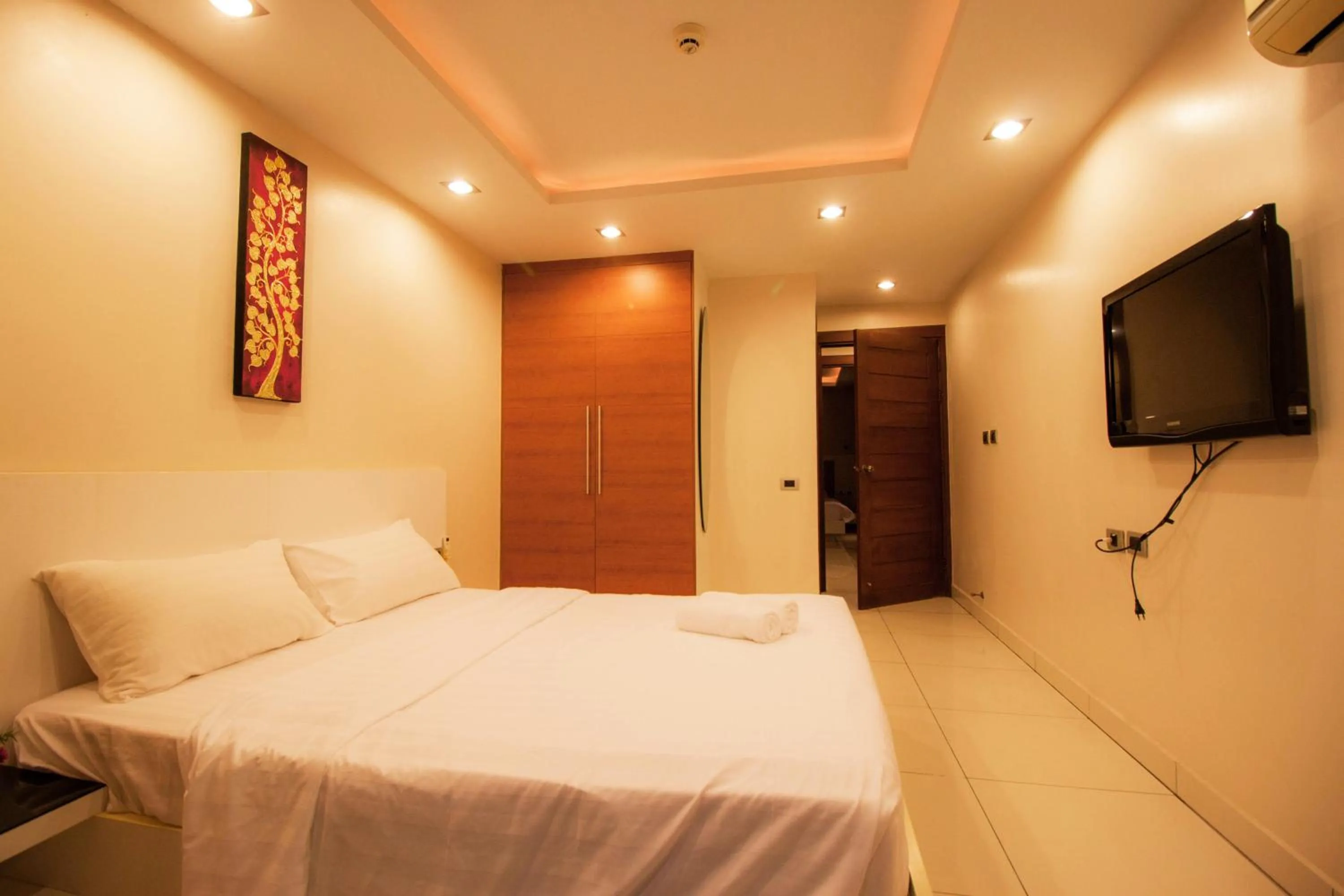 Bedroom, Bed in Hyde Park Residence by Pattaya Sunny rentals