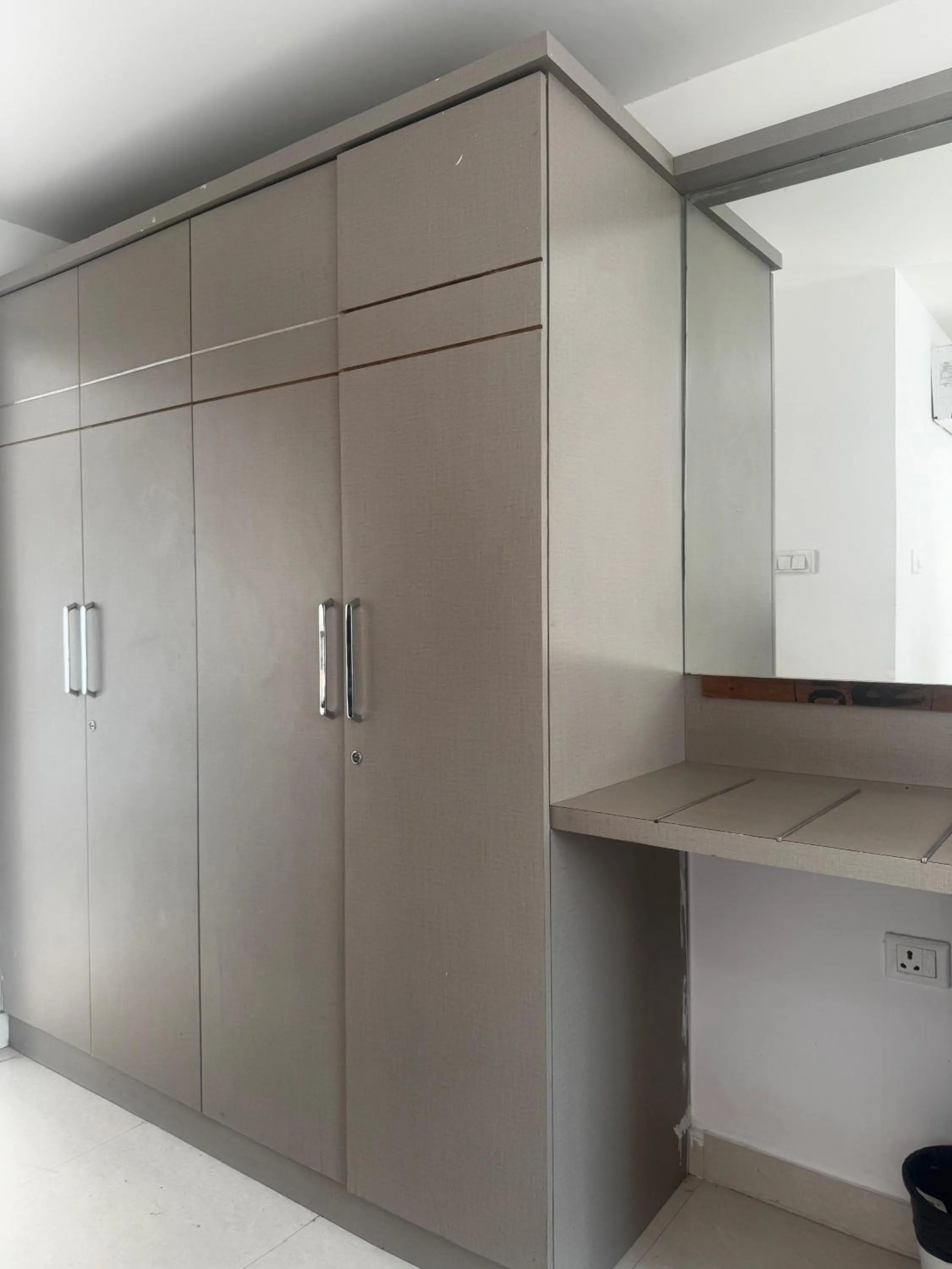 wardrobe in La Riviera Suites