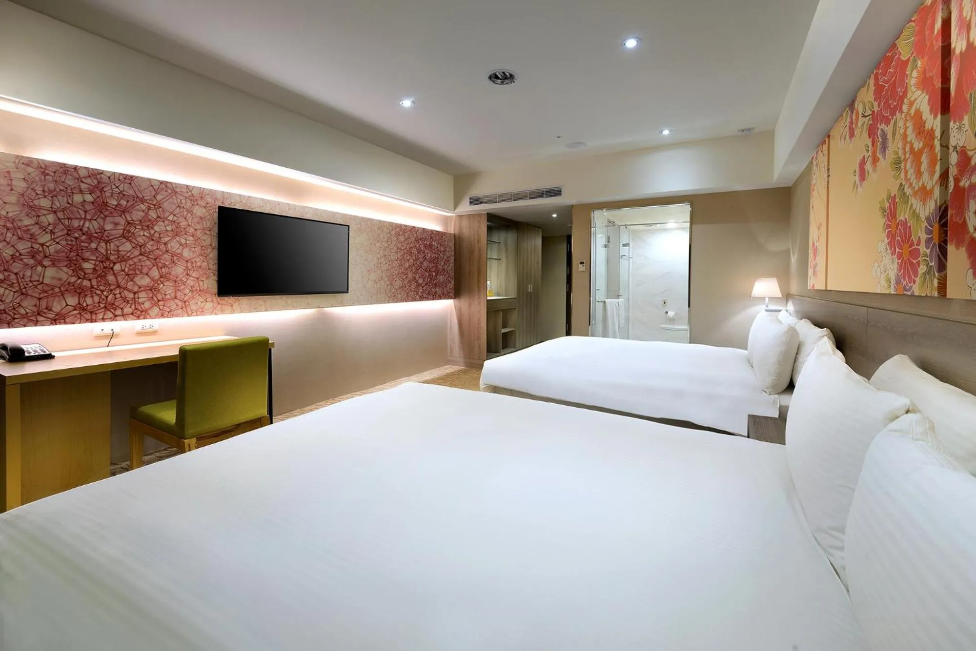 Bed in Aeris International Hotel