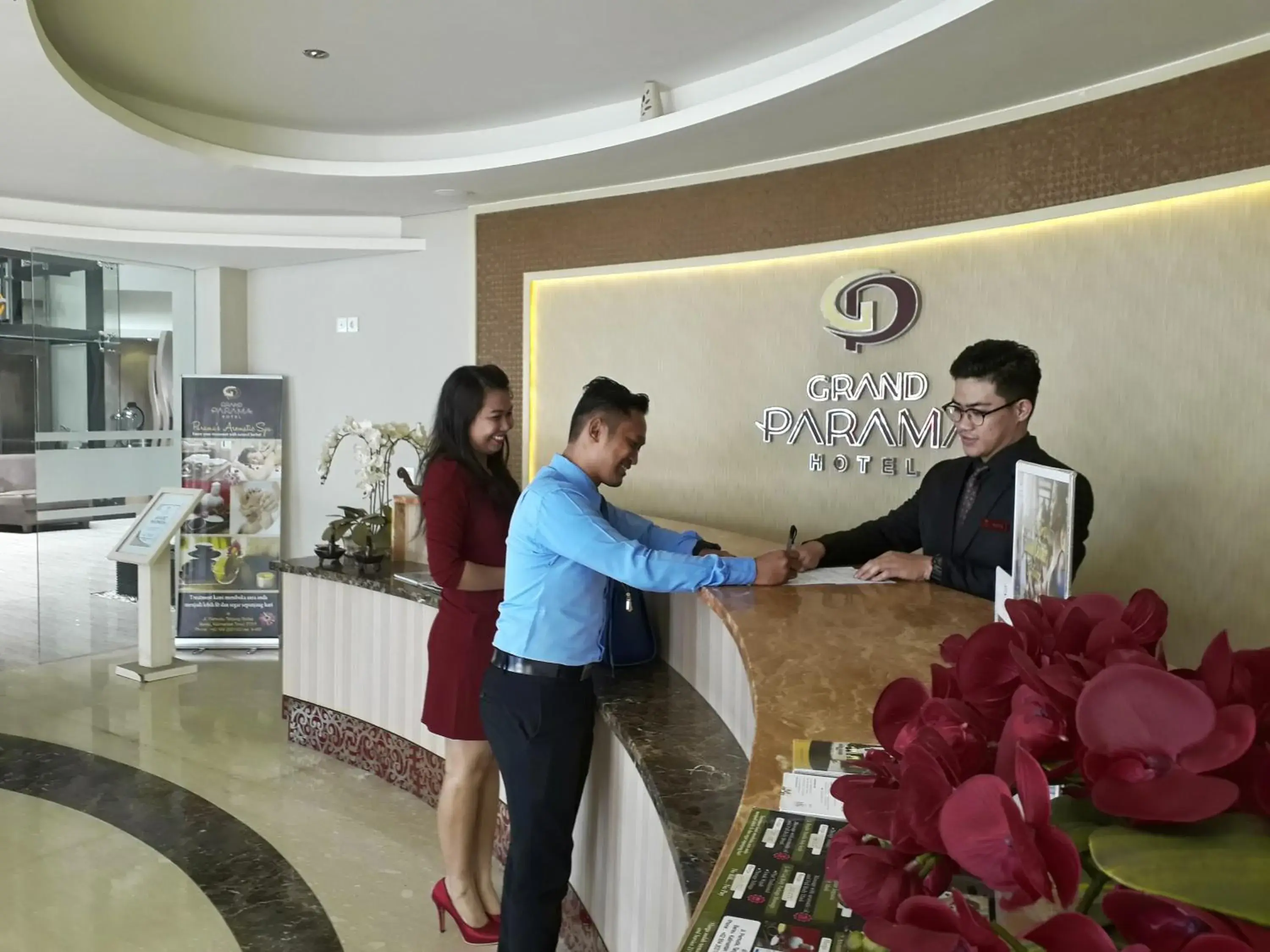 Lobby or reception in Grand Parama Hotel Lobby or reception in Grand Parama Hotel