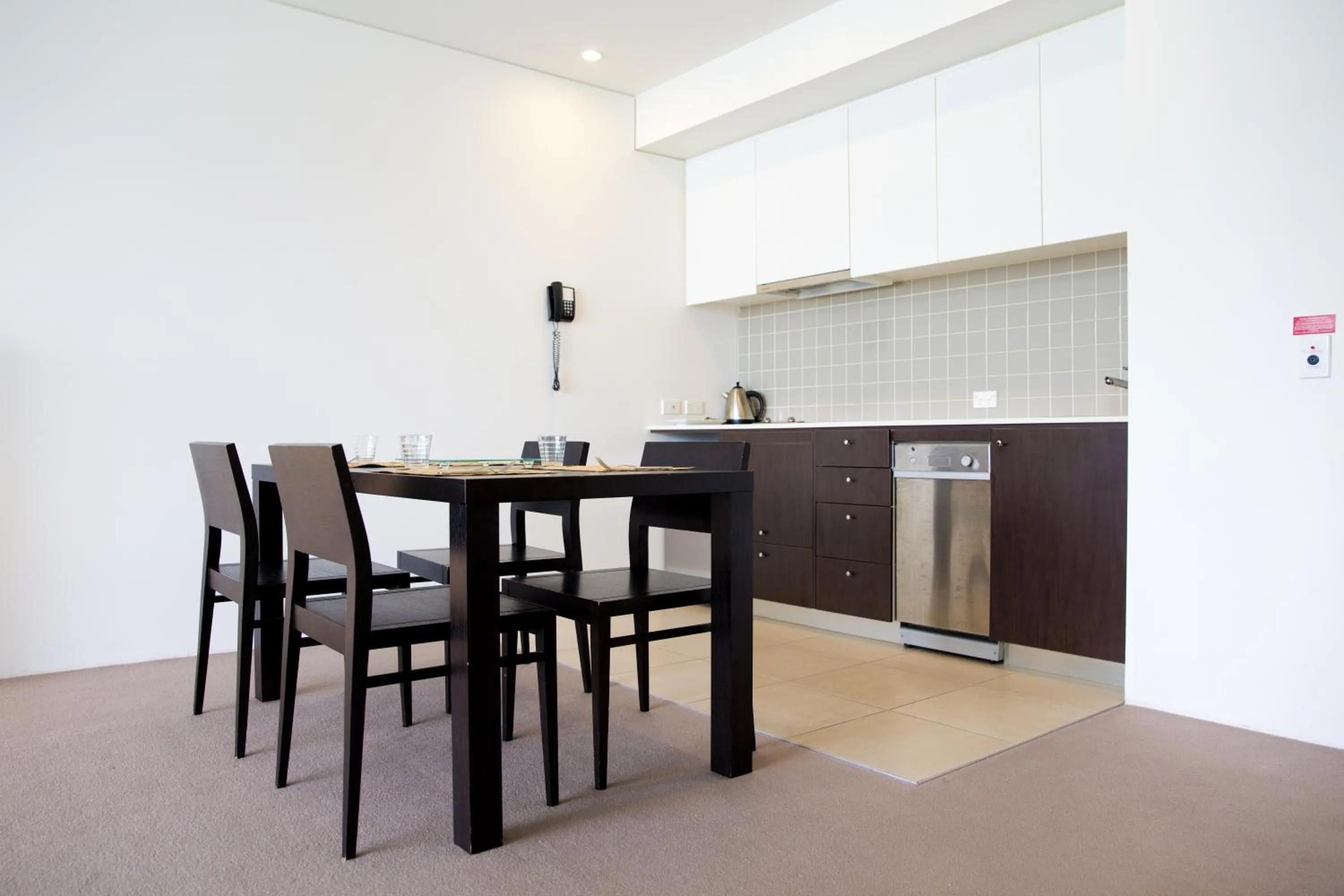 Dining area in Cairns Private Apartments