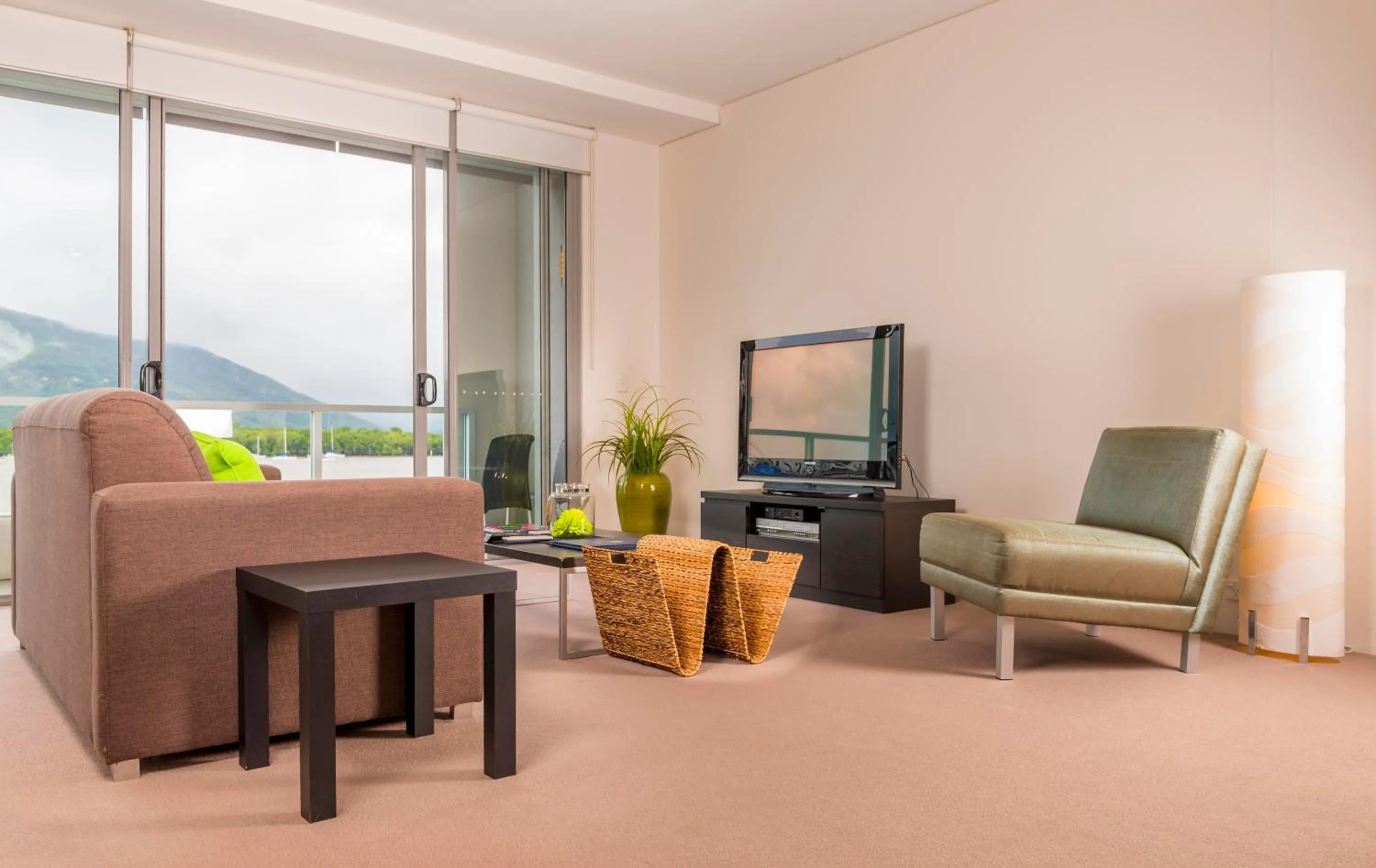 Seating area in Cairns Private Apartments