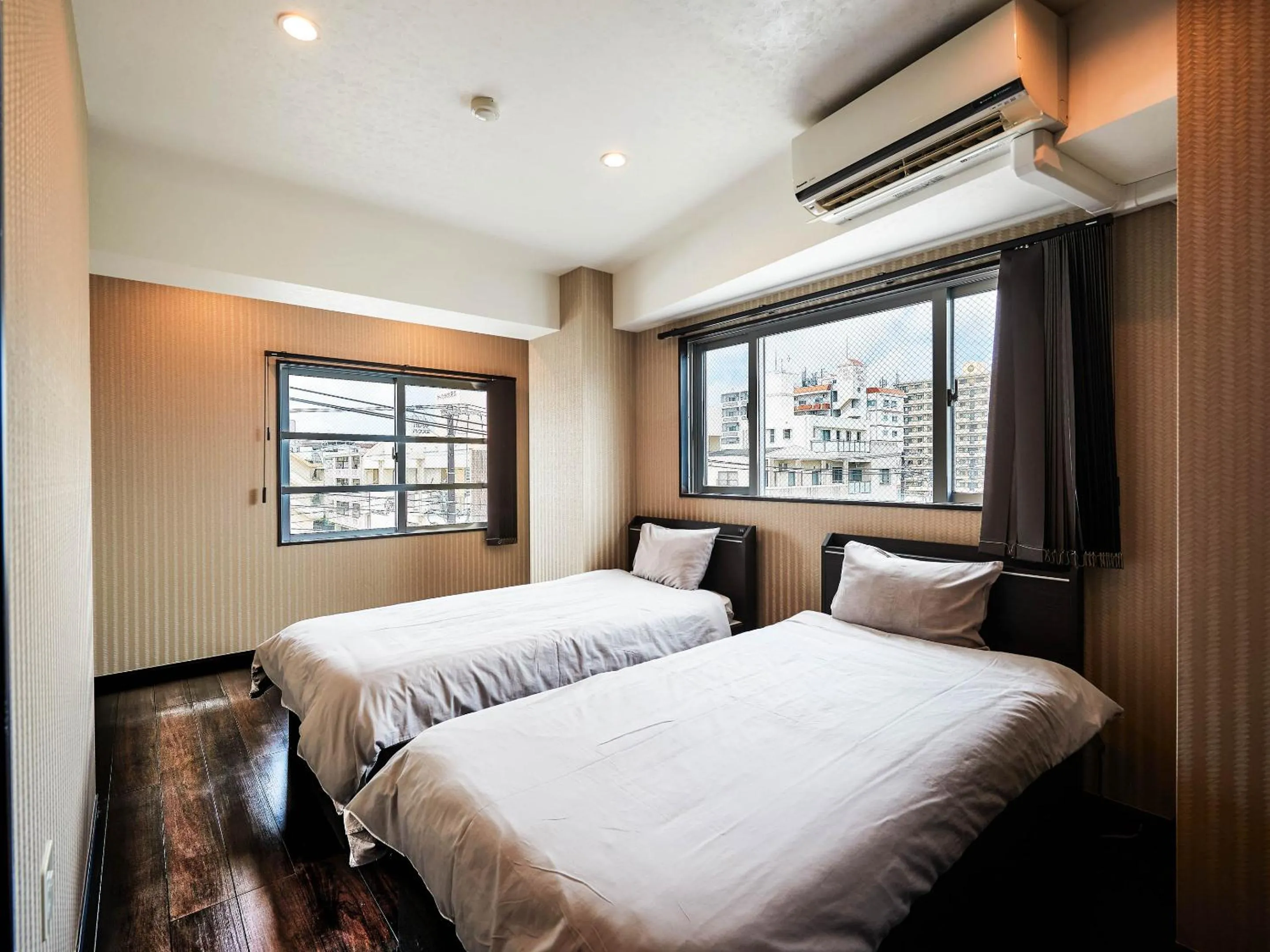 Bed in Terrace Resort Shintoshin