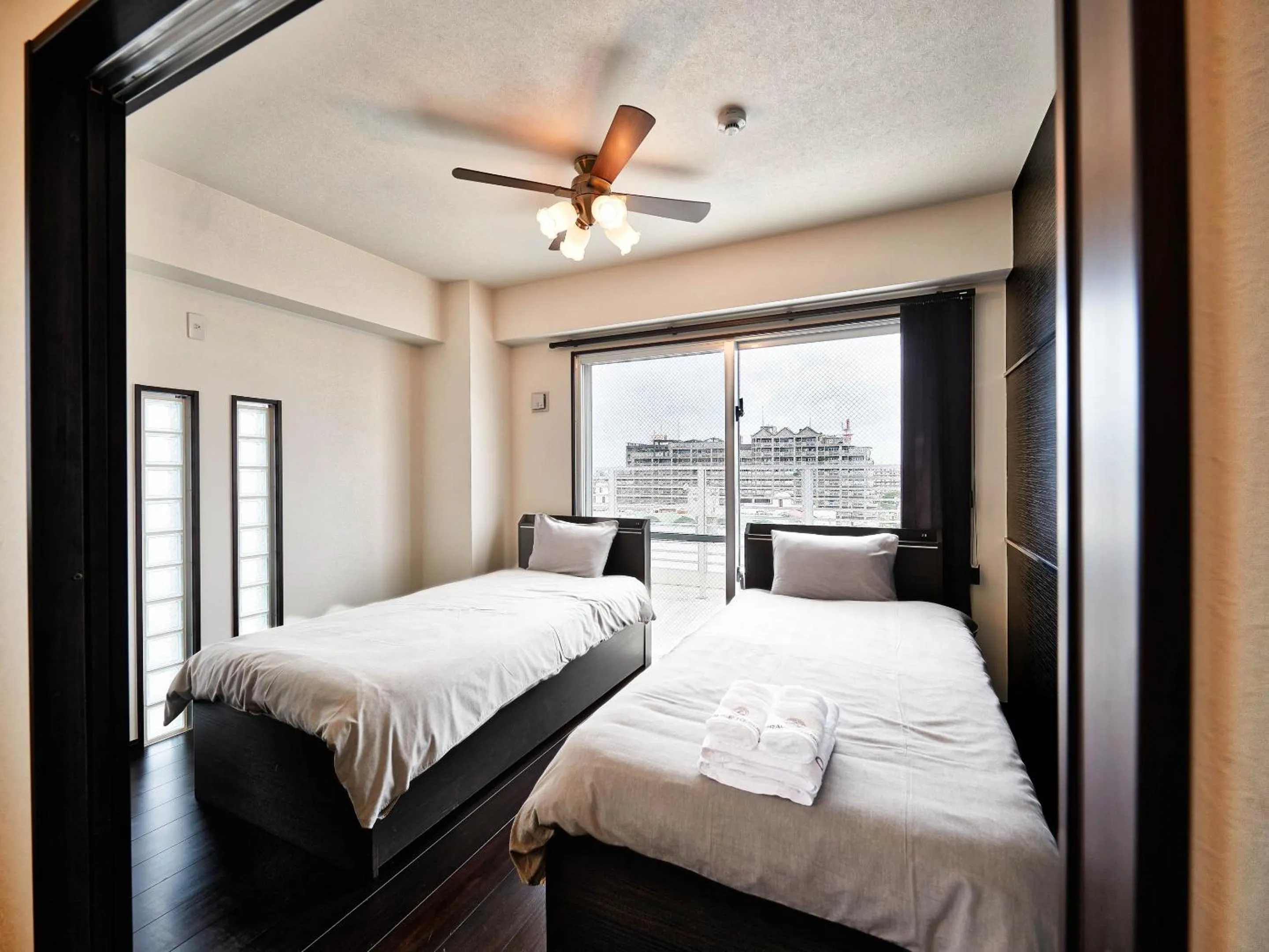 Bed in Terrace Resort Shintoshin