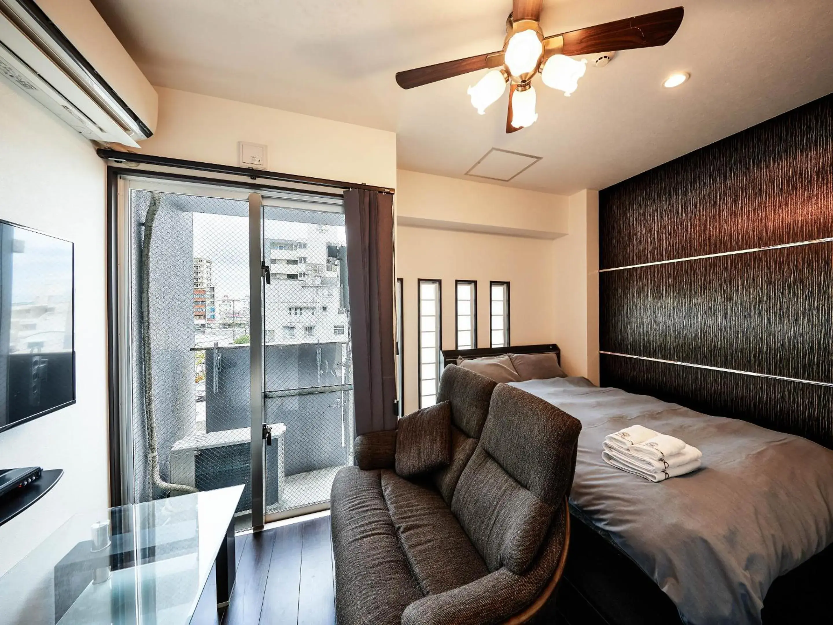 Bed in Terrace Resort Shintoshin Bed in Terrace Resort Shintoshin