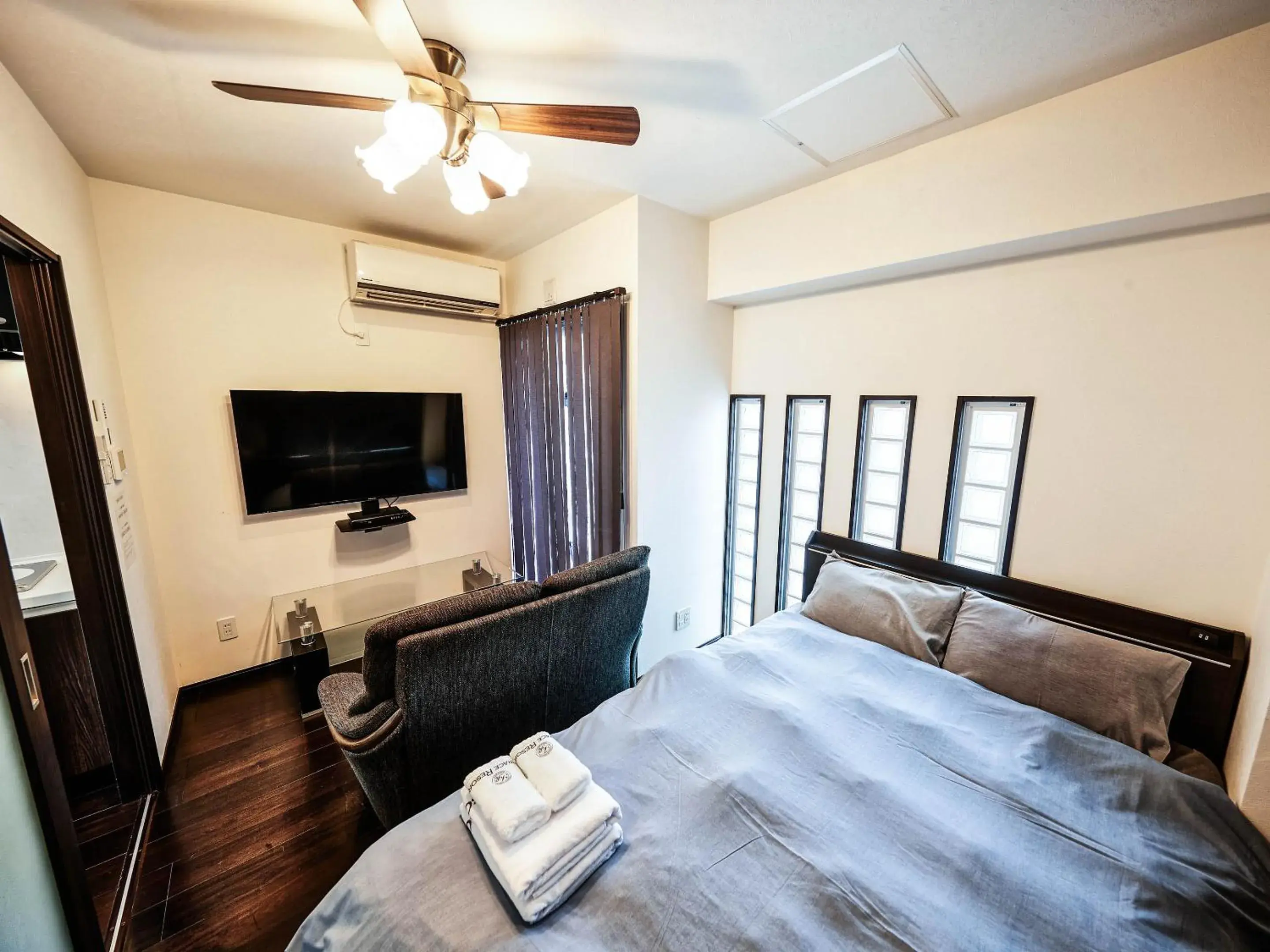 Bed in Terrace Resort Shintoshin Bed in Terrace Resort Shintoshin