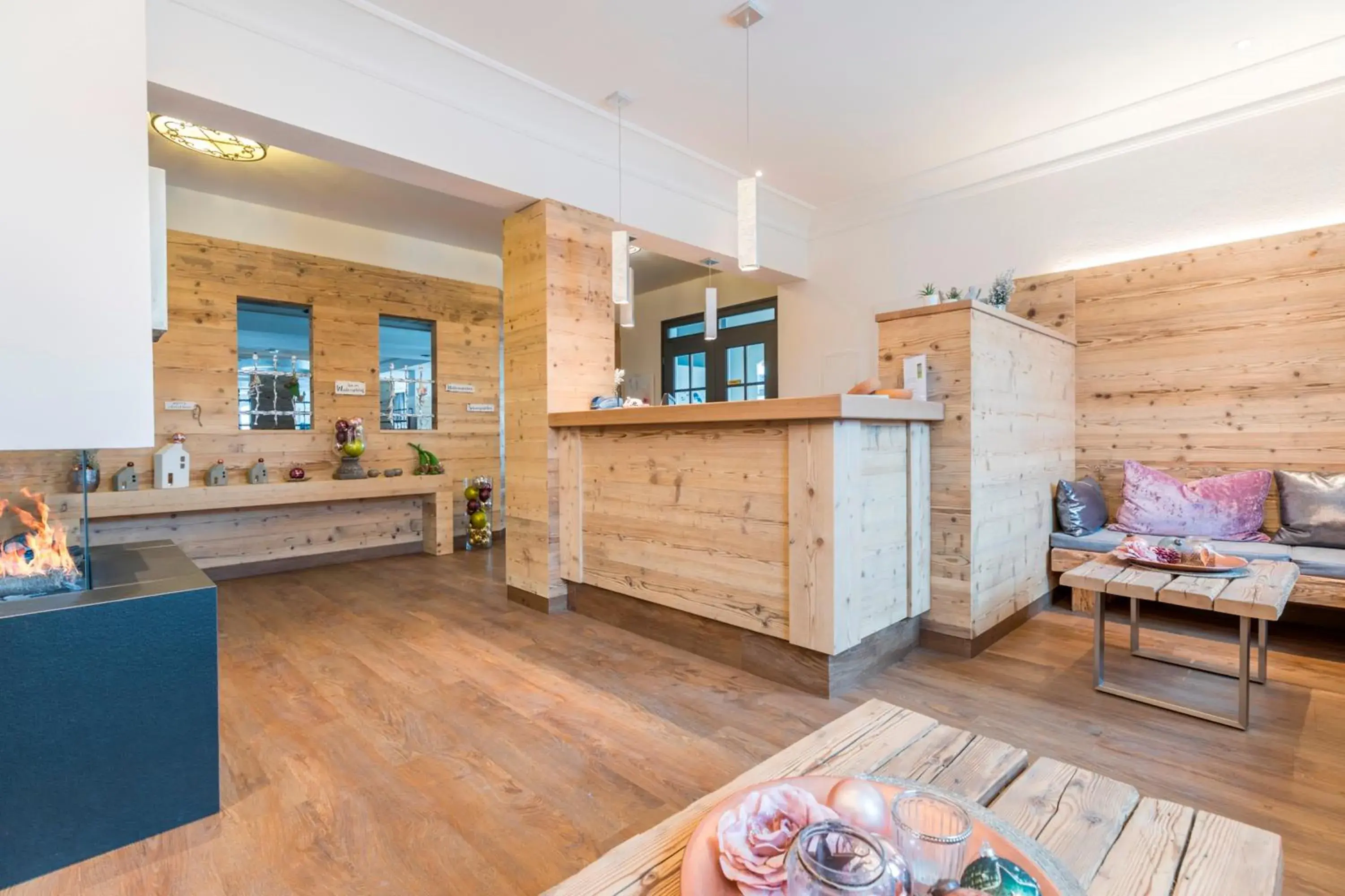 Lobby or reception in Hotel Flachauerhof Lobby or reception in Hotel Flachauerhof