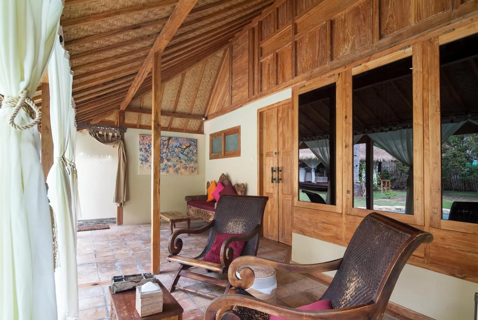 Seating area in Dolcemare Resort