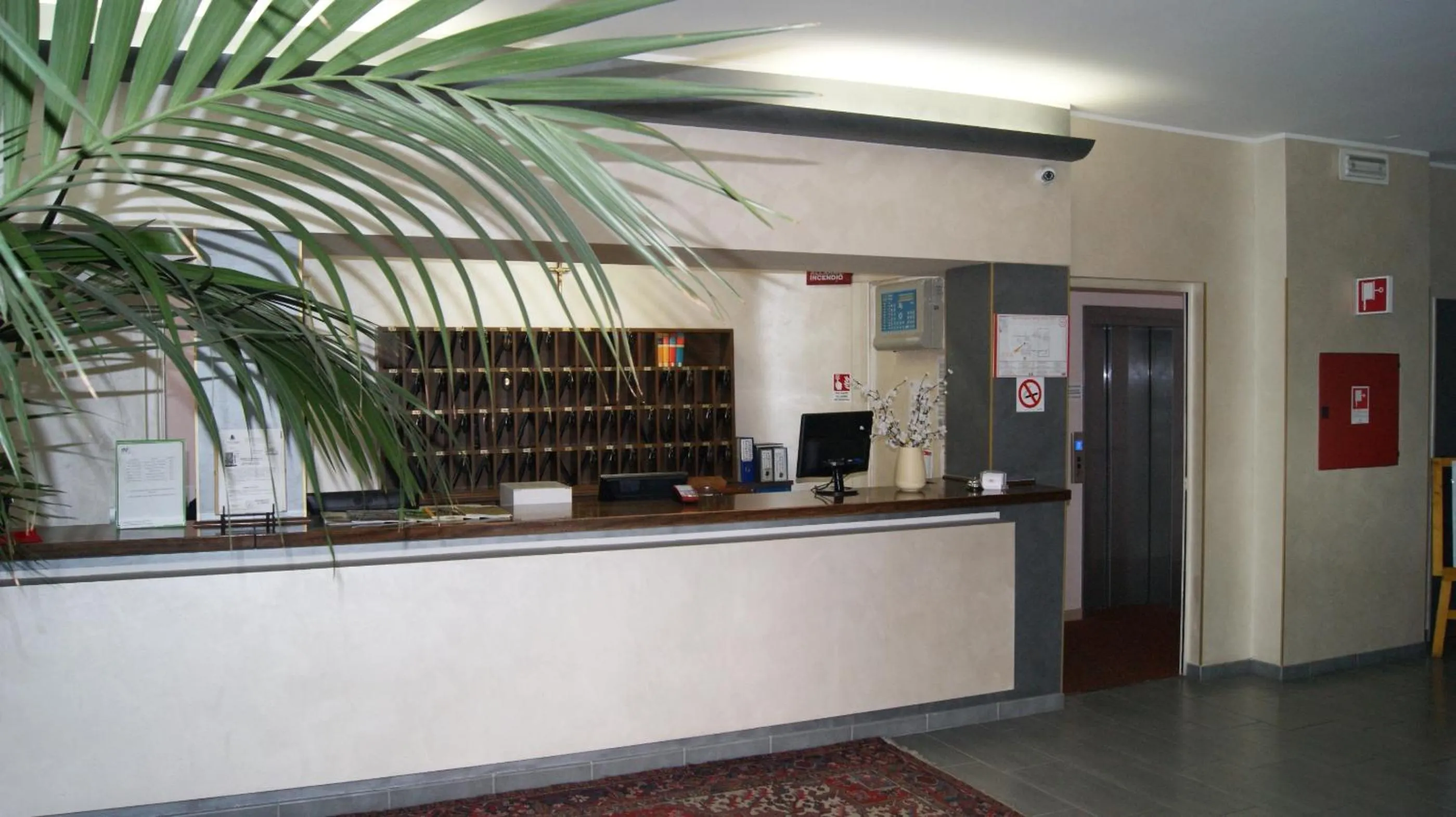 Lobby or reception in Hotel Ristorante Novara Expo