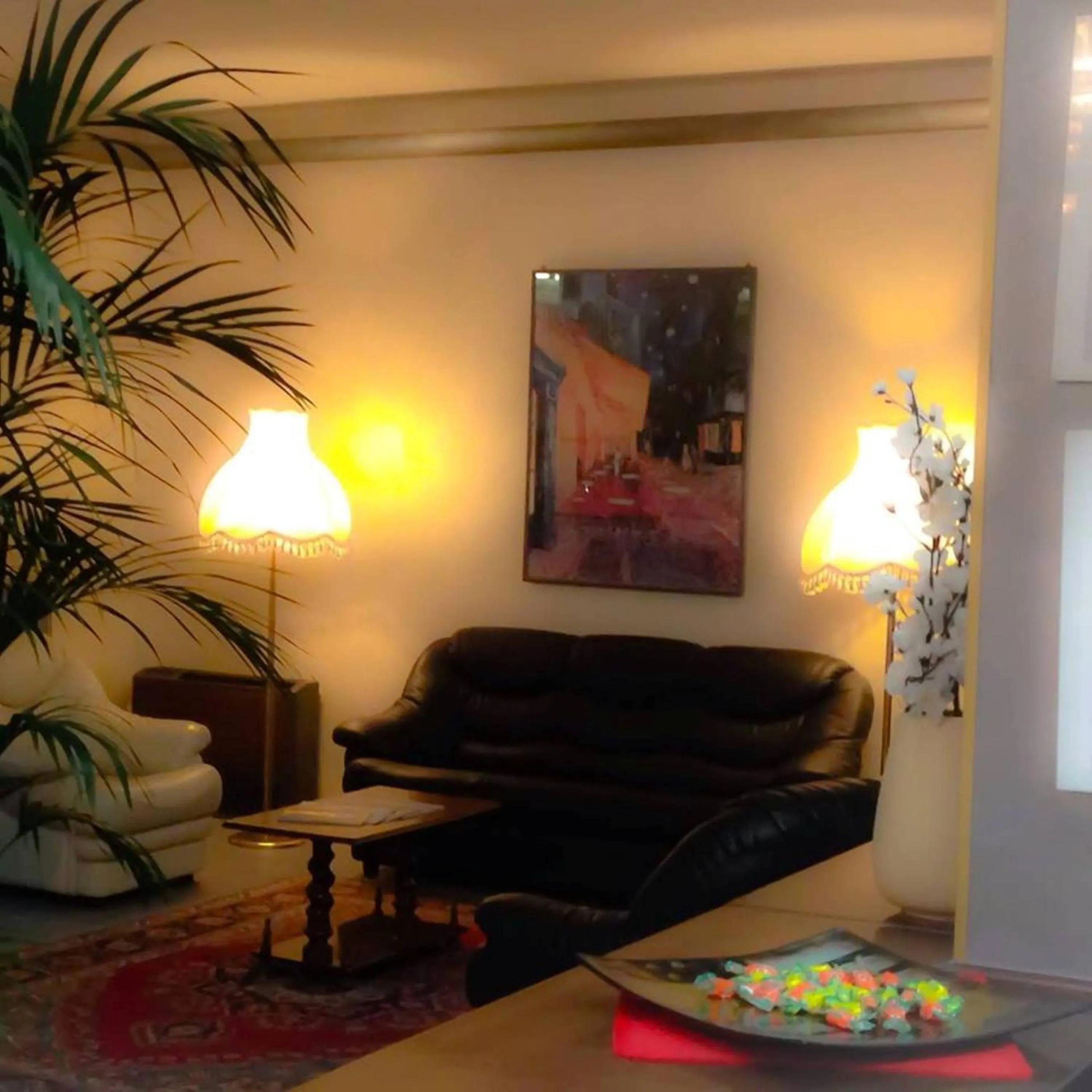 Seating area in Hotel Ristorante Novara Expo