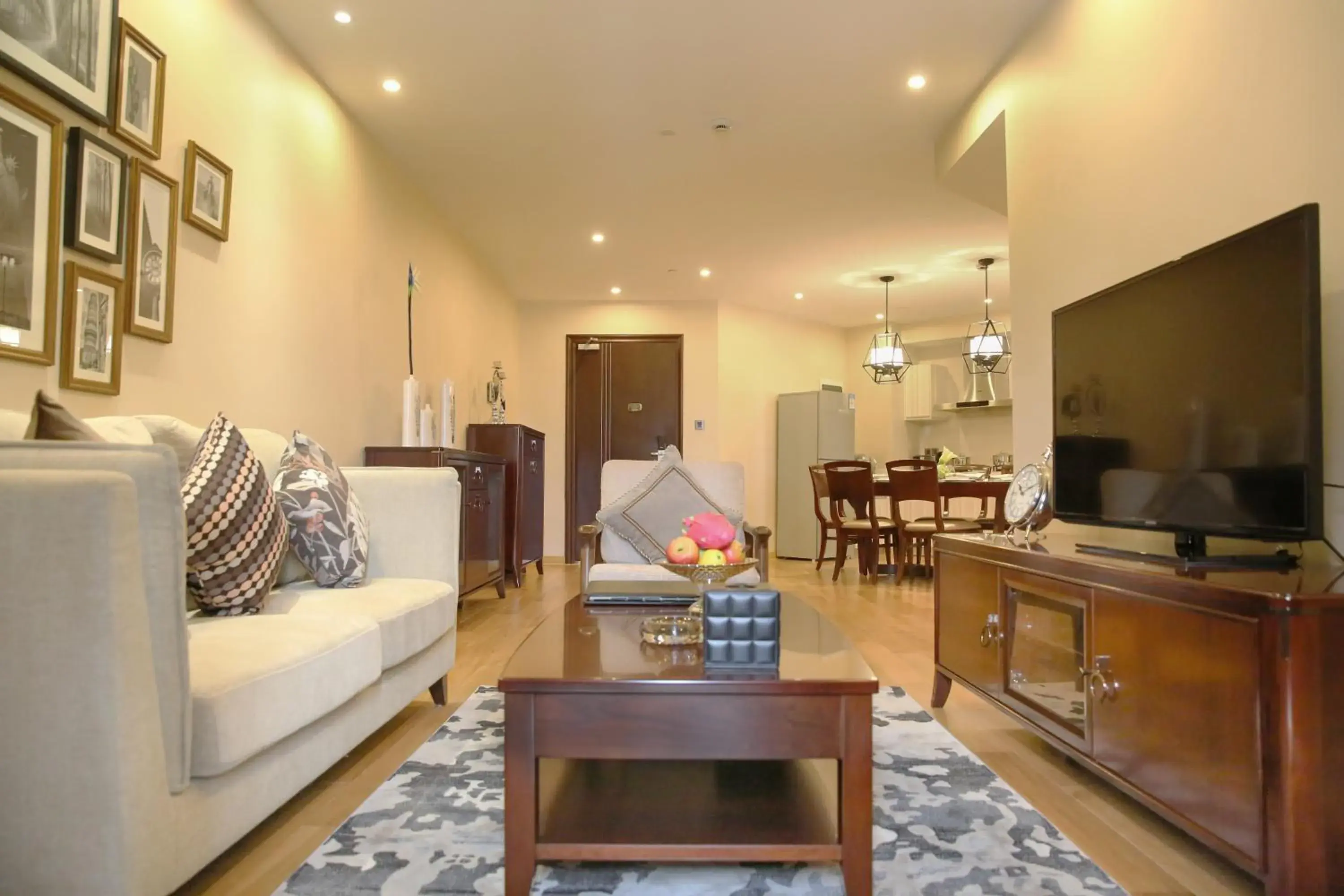 Living room in Green Court Residence Jinqiao Diamond Shanghai Living room in Green Court Residence Jinqiao Diamond Shanghai