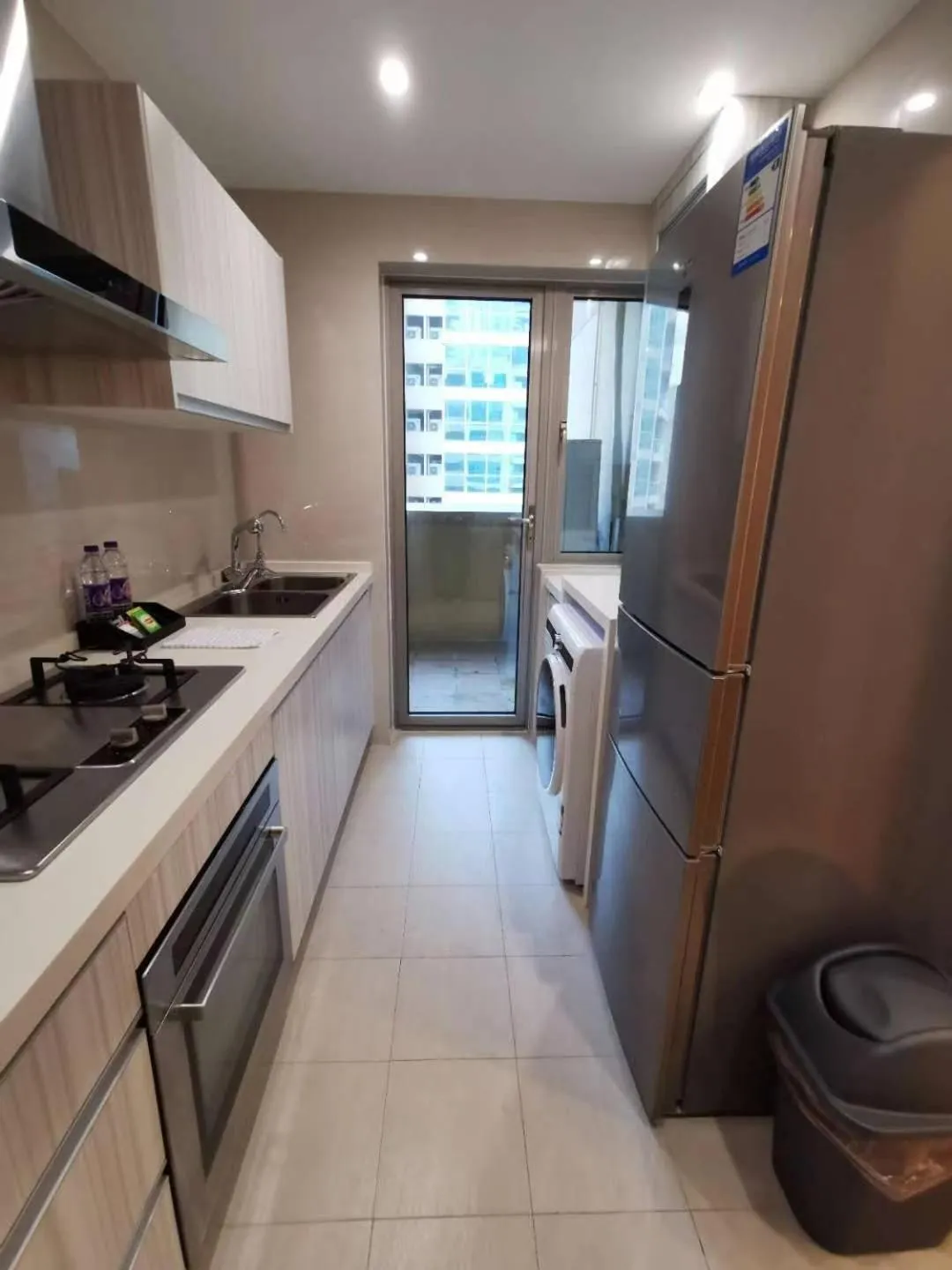 Kitchen or kitchenette in Green Court Residence Jinqiao Diamond Shanghai