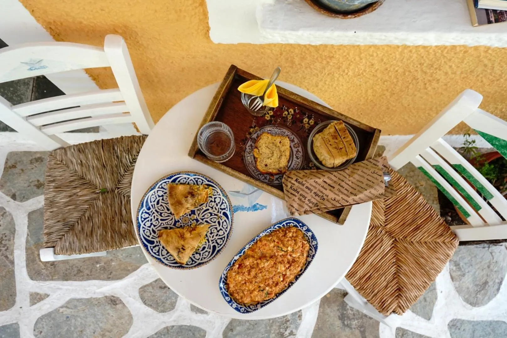 Breakfast in Vagia Traditional, Aegina Island