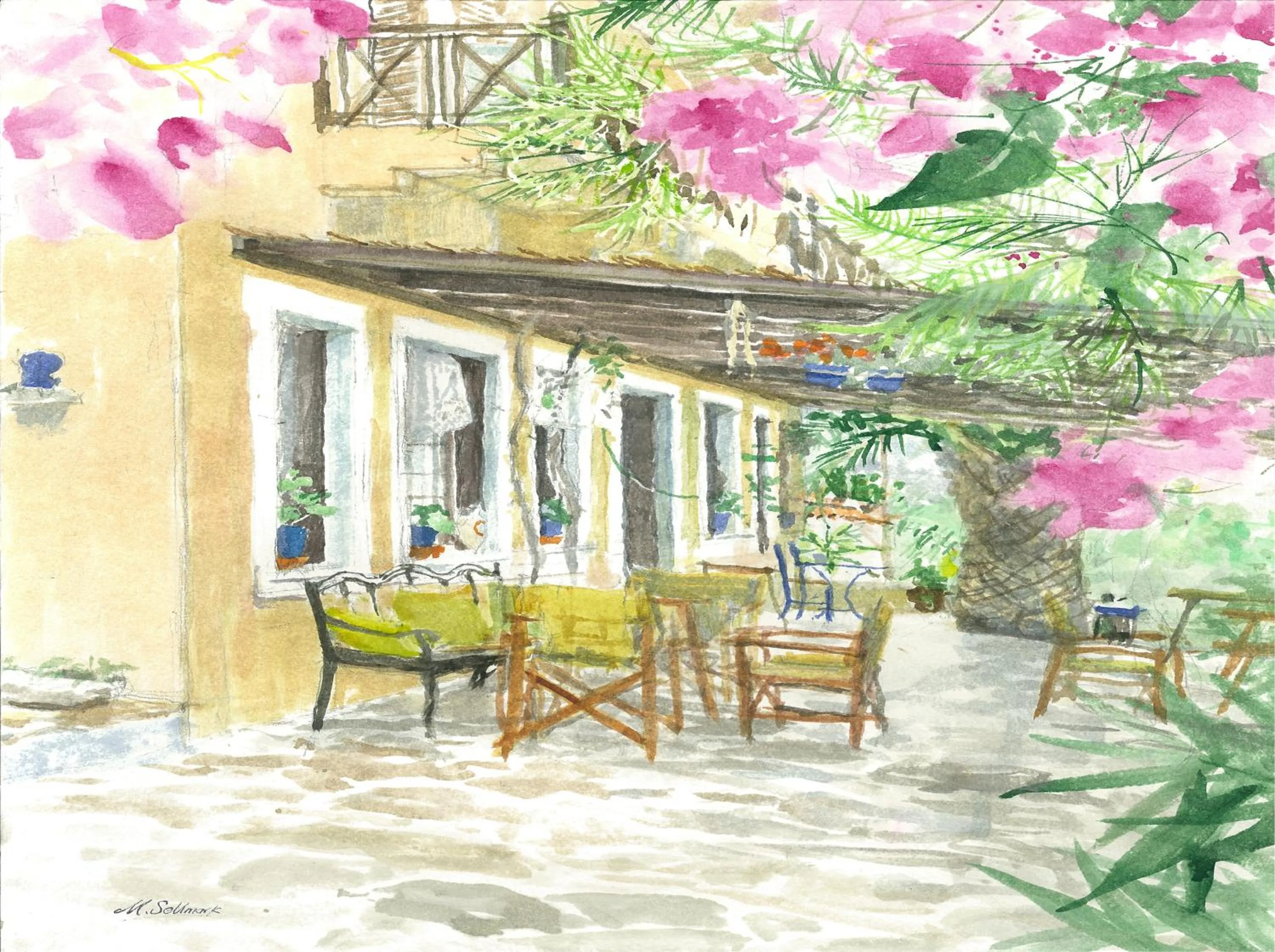 Garden in Vagia Traditional, Aegina Island