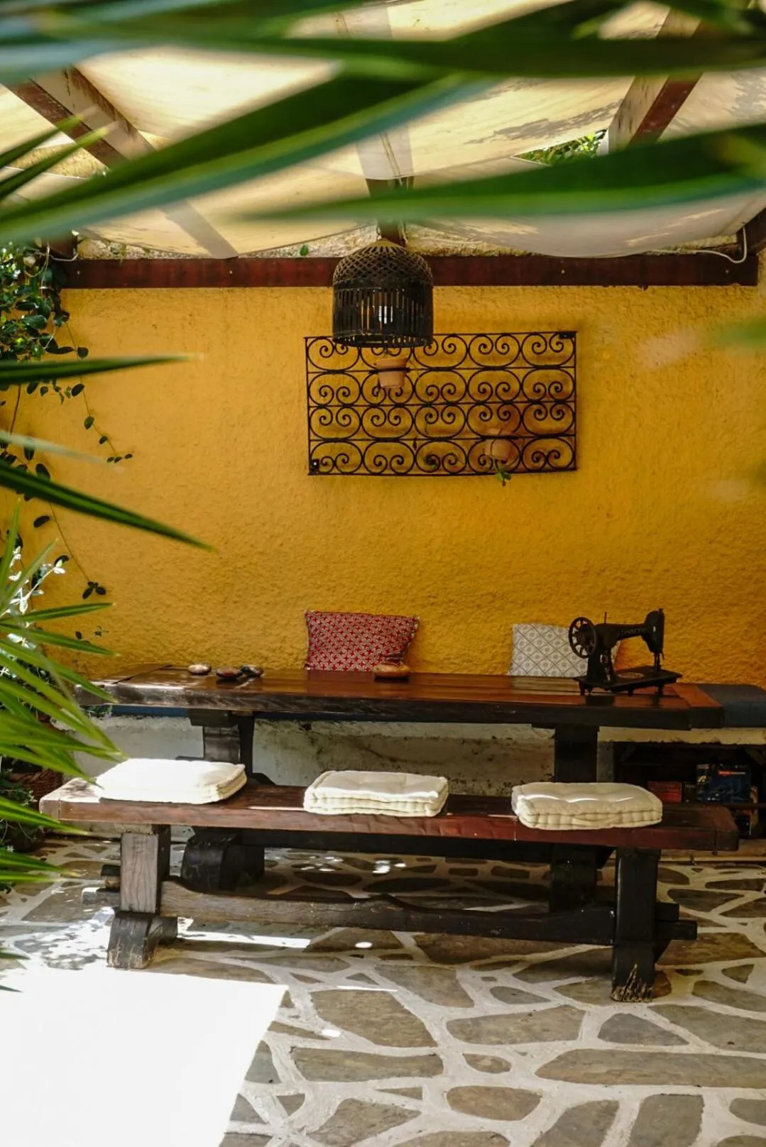 Living room in Vagia Traditional, Aegina Island