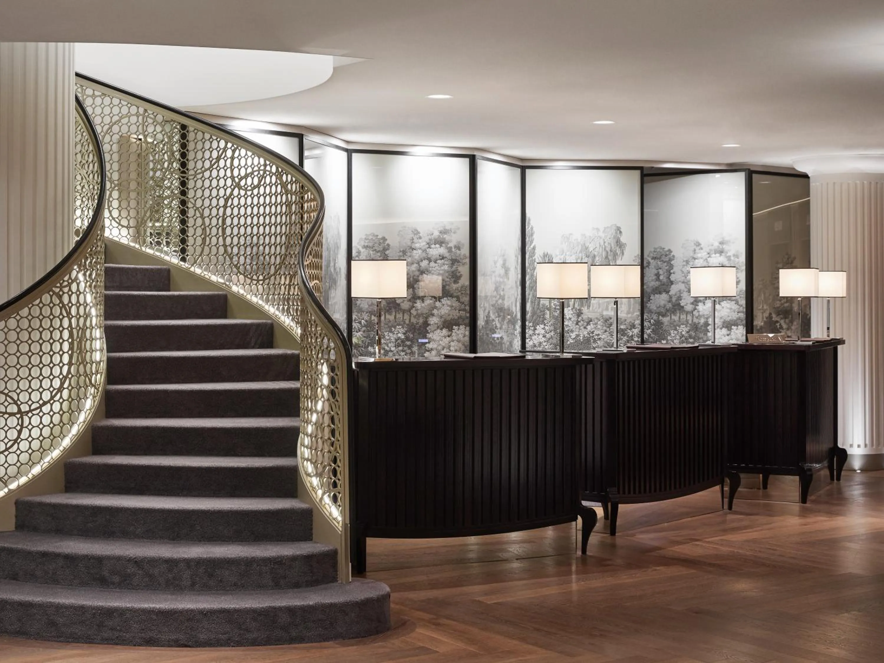 Lobby or reception in Sofitel Frankfurt Opera