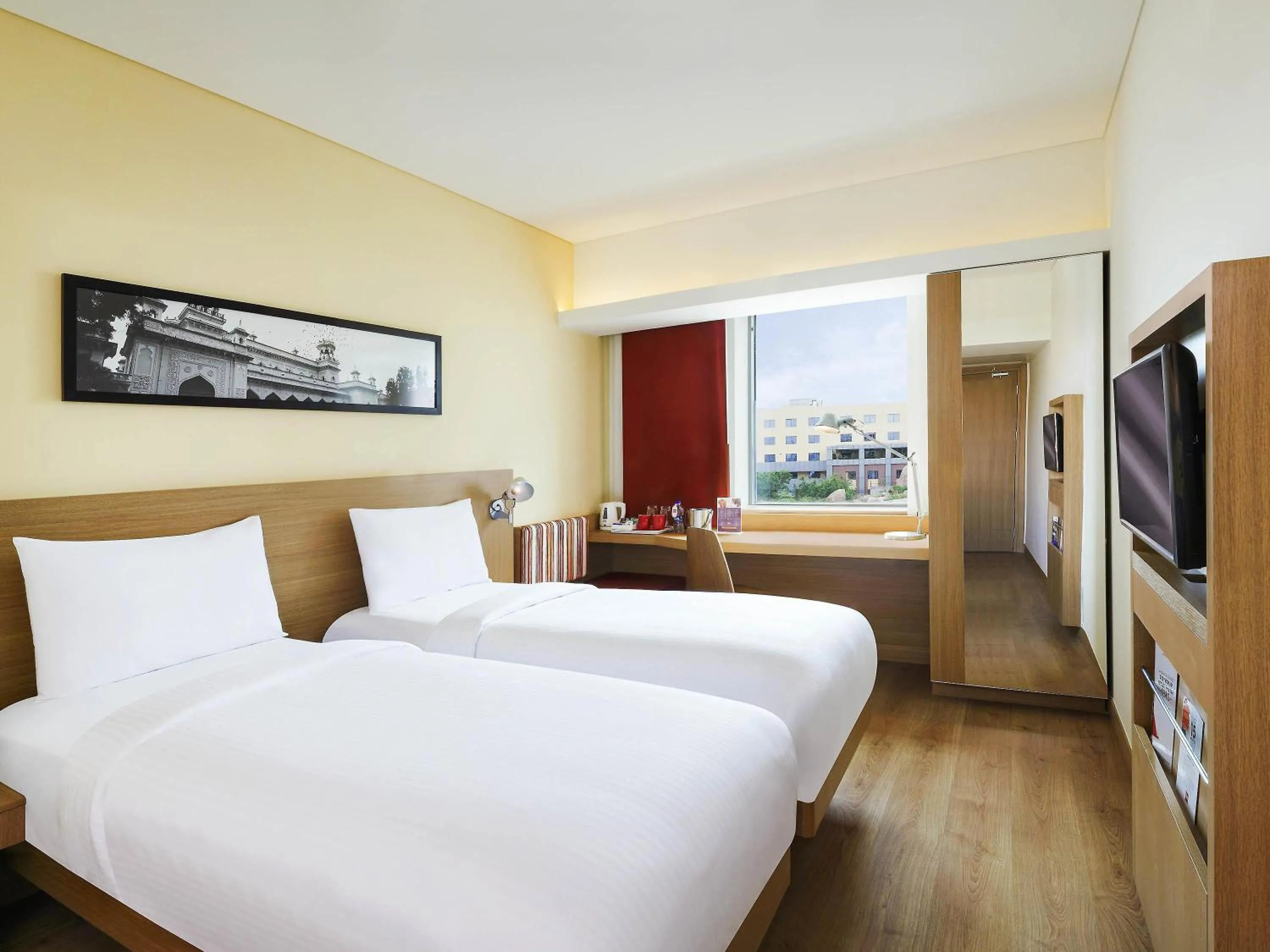 Bedroom, Bed in ibis Hyderabad Hitec City - An Accor Brand