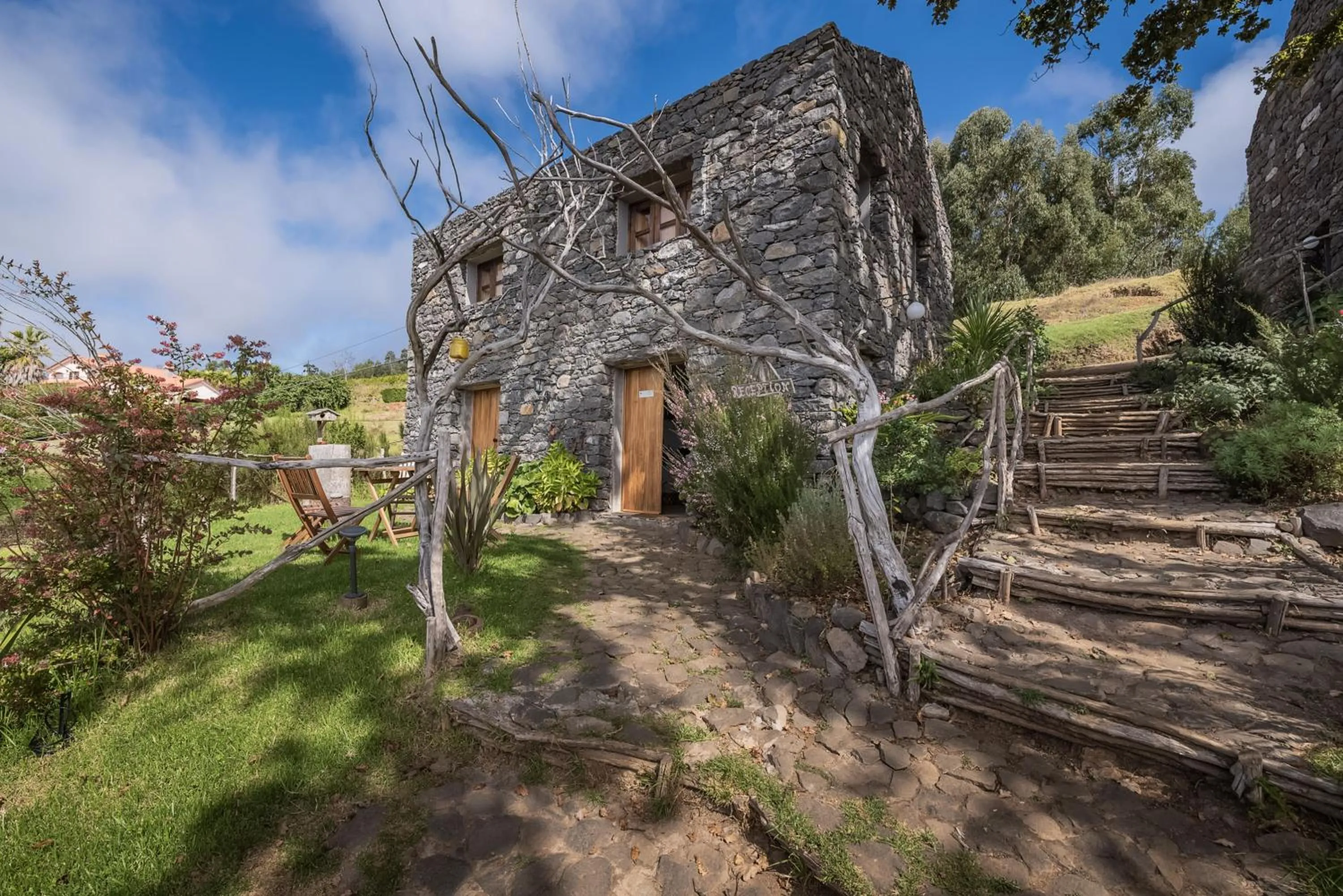 Lobby or reception in Casas da Levada