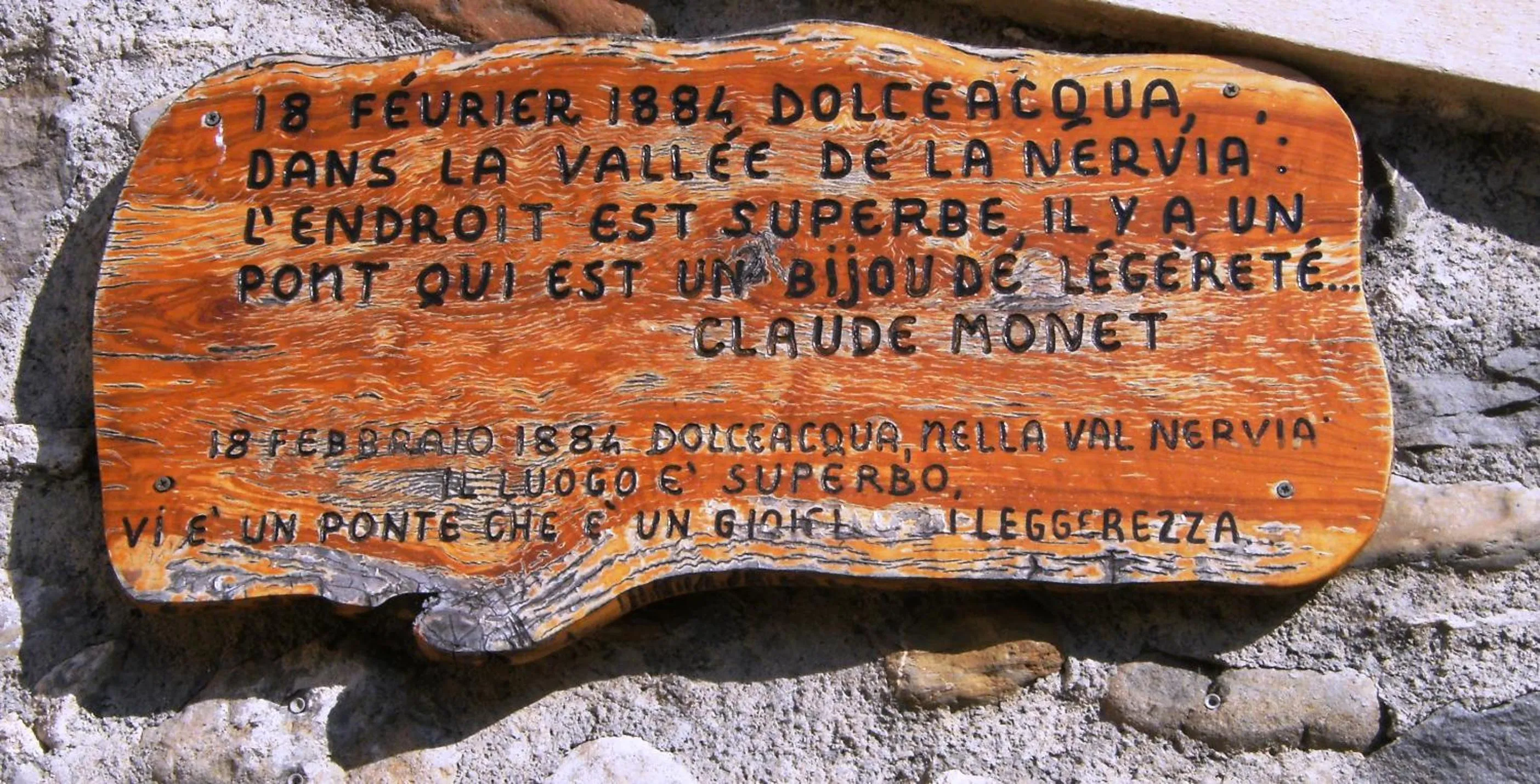 Text overlay in Il Nido di Rondine