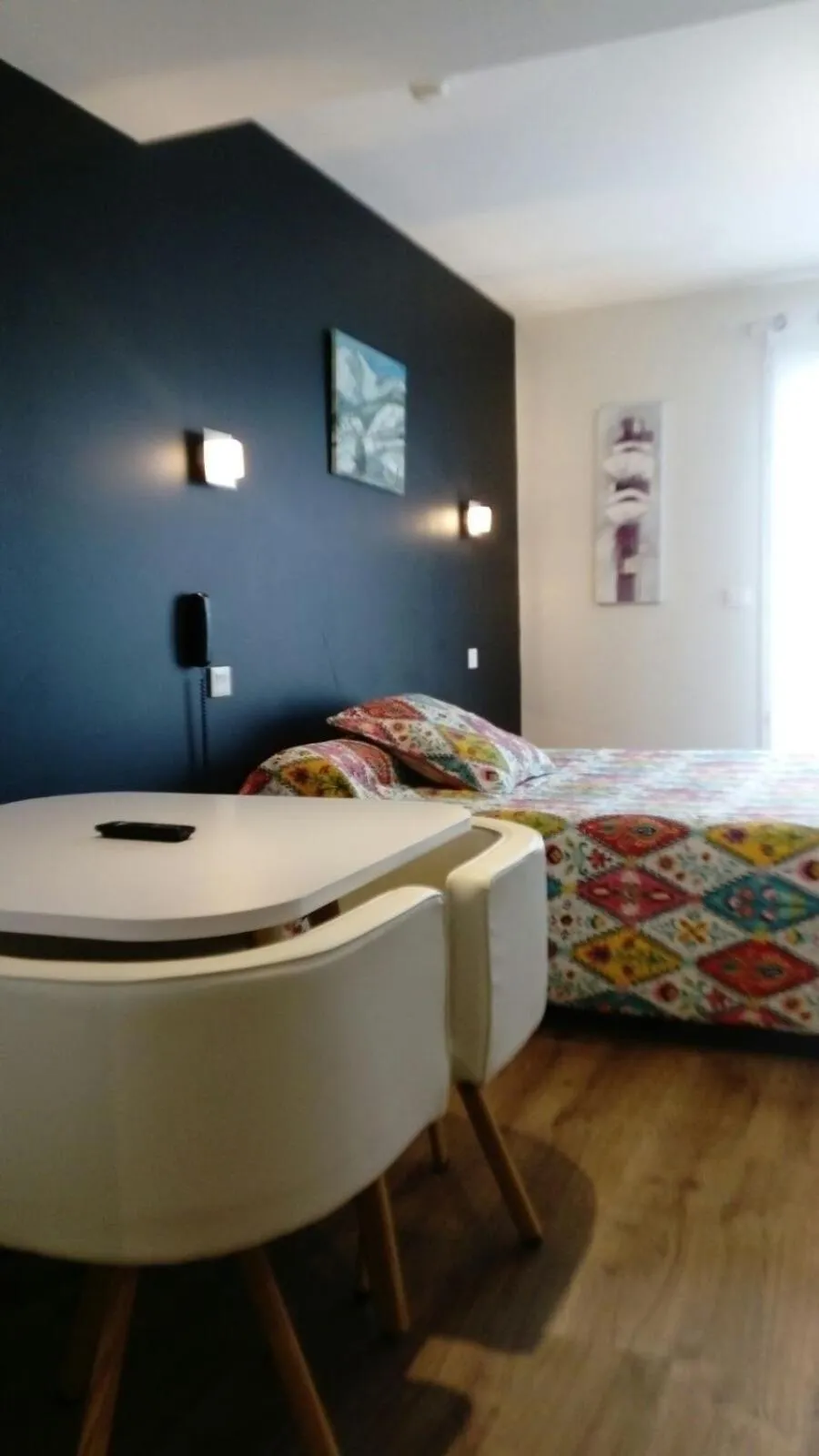 Bedroom, Bed in Hôtel Résidence Bergara