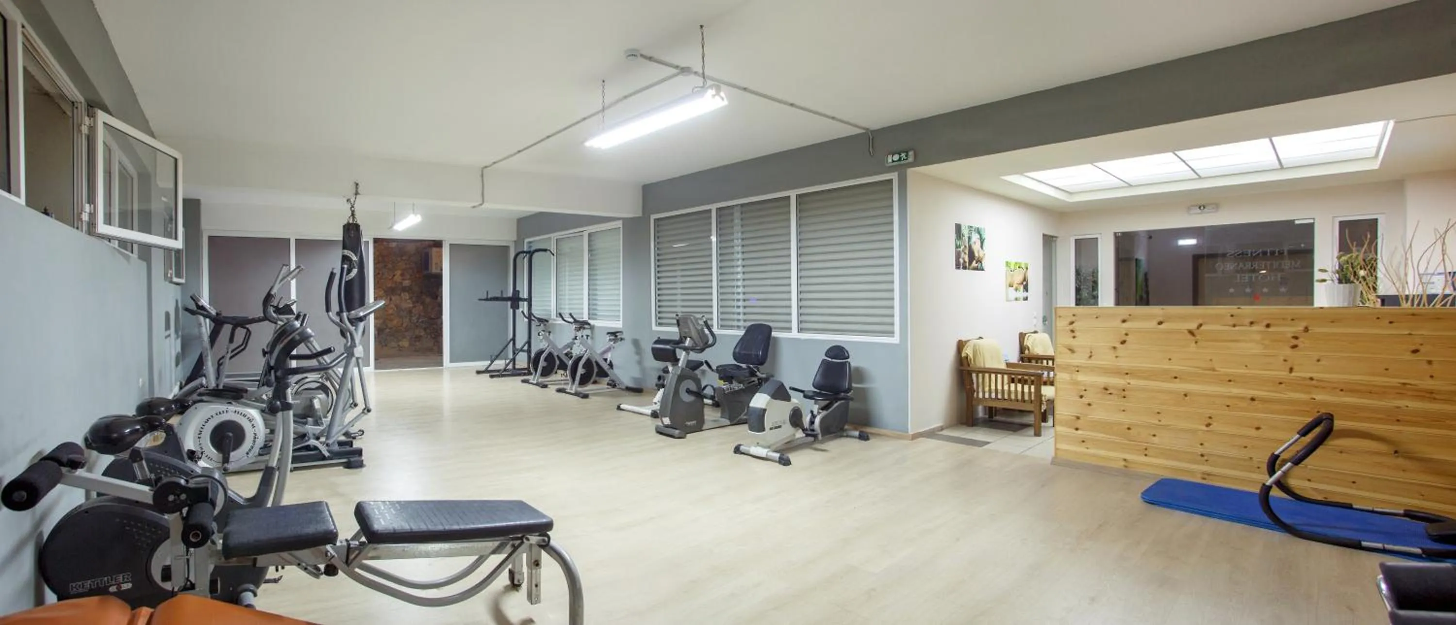 Fitness centre/facilities in Mediterraneo Hotel