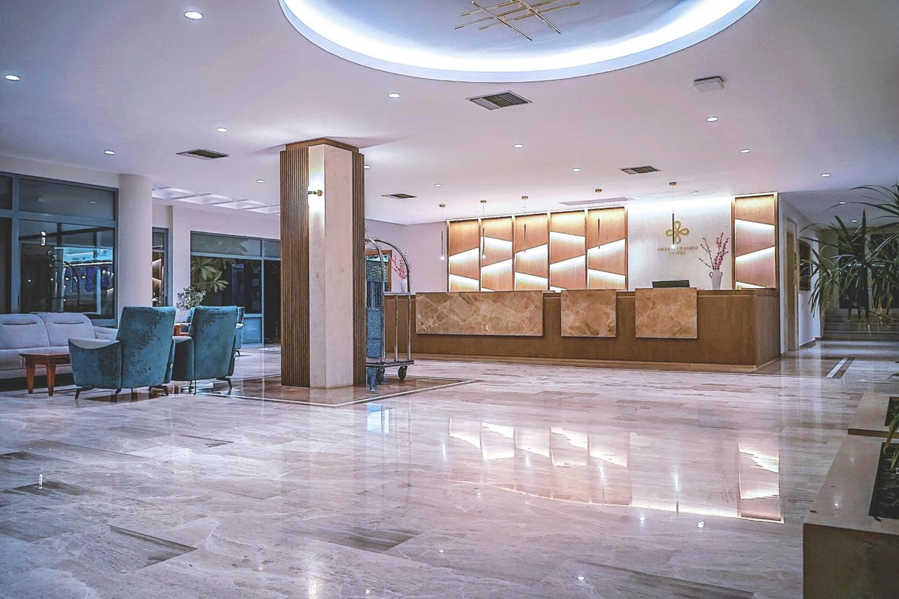 Lobby or reception in Mediterraneo Hotel