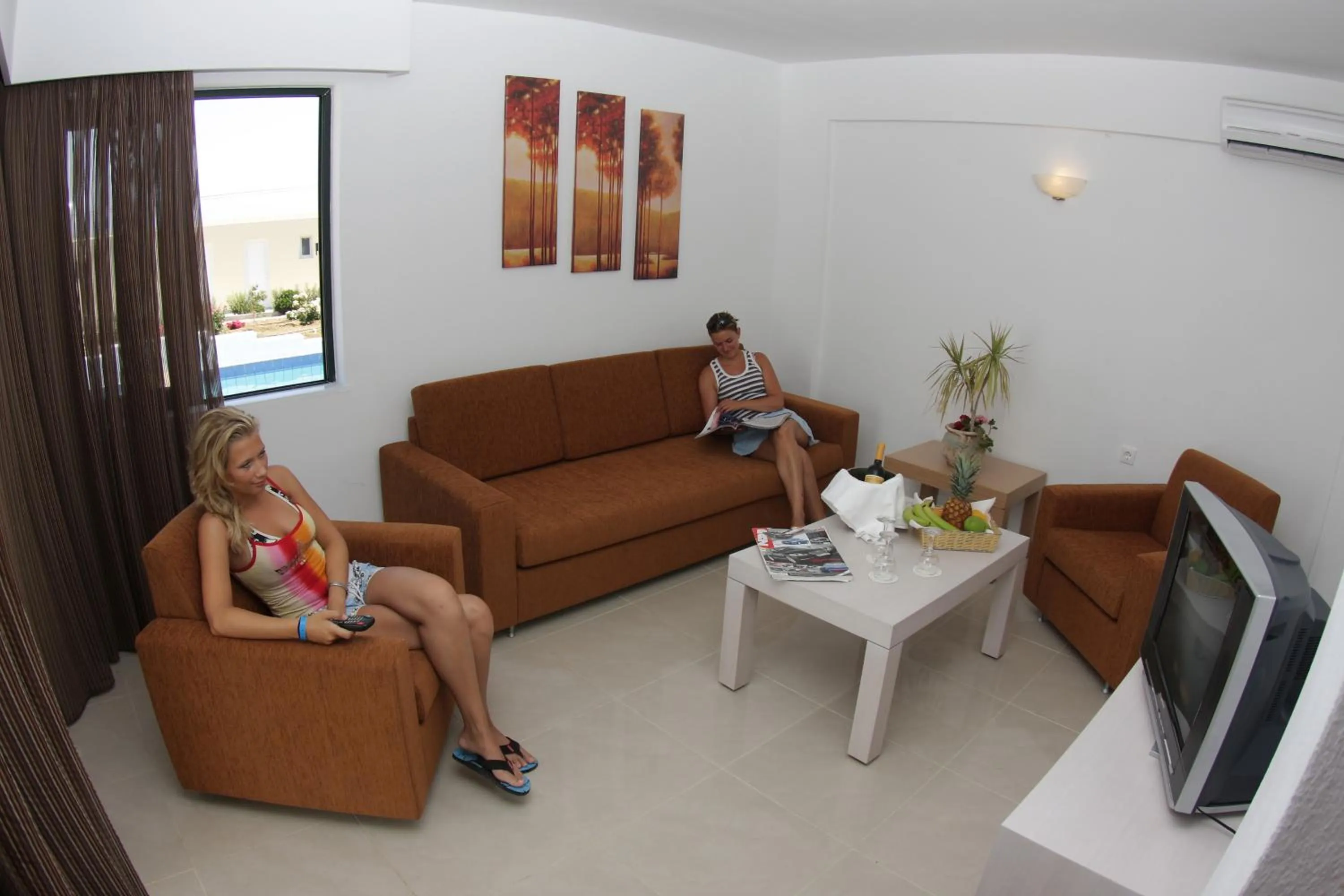 Living room in Mediterraneo Hotel