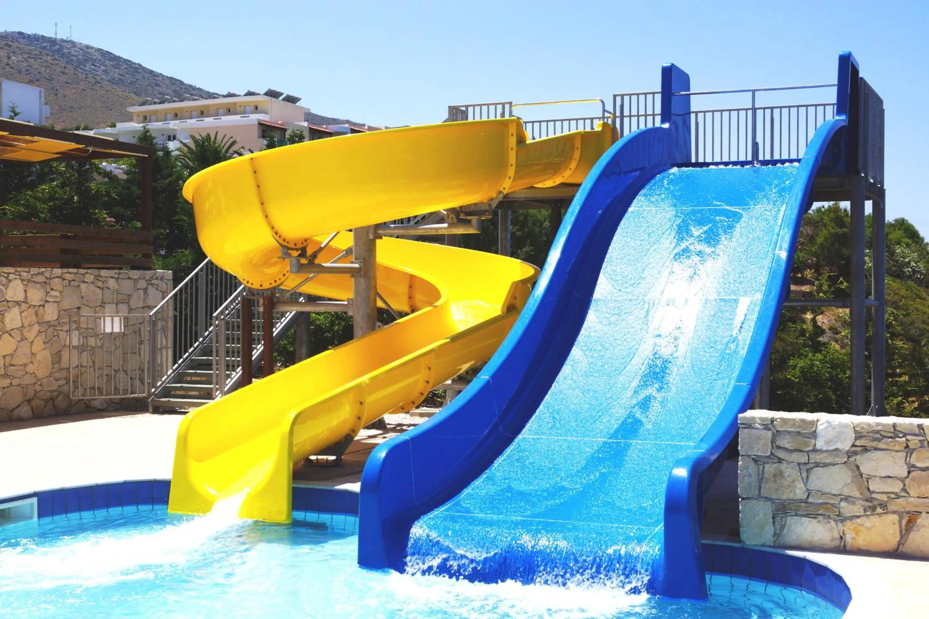 Aqua park in Mediterraneo Hotel