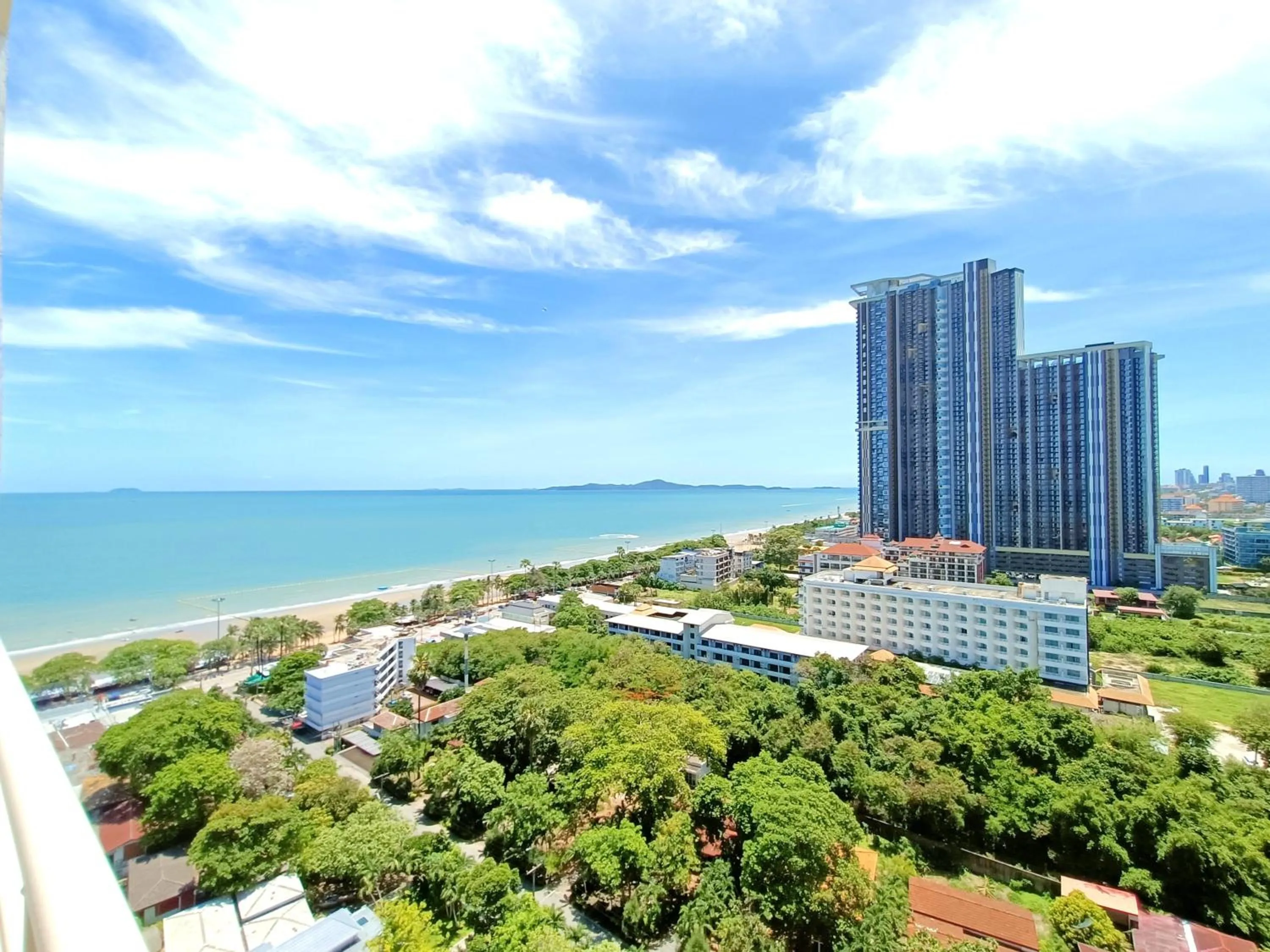 View (from property/room) in Sea View Beachfront Condos Pattaya Jomtien Beach