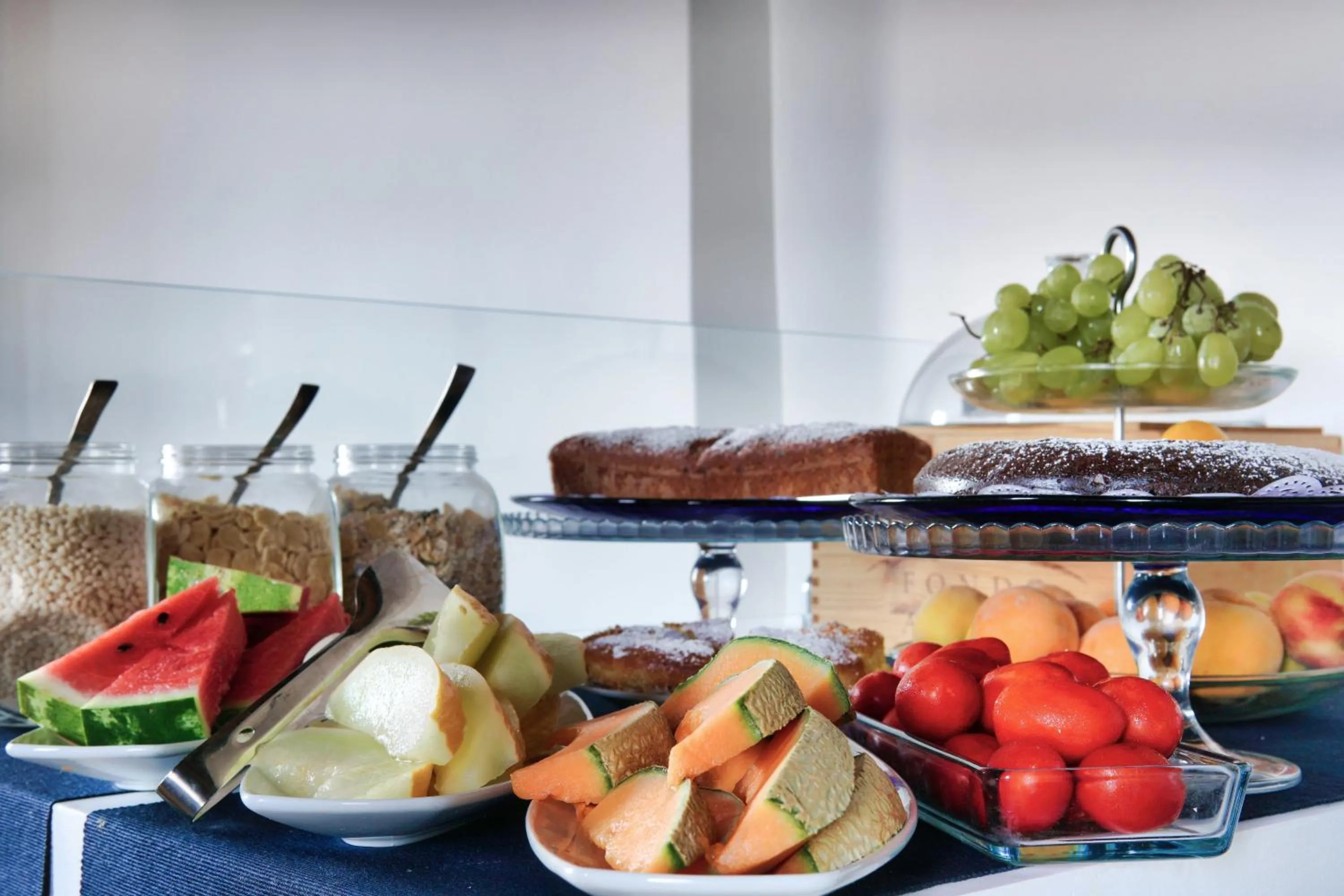 Food close-up in Cefalu in Blu
