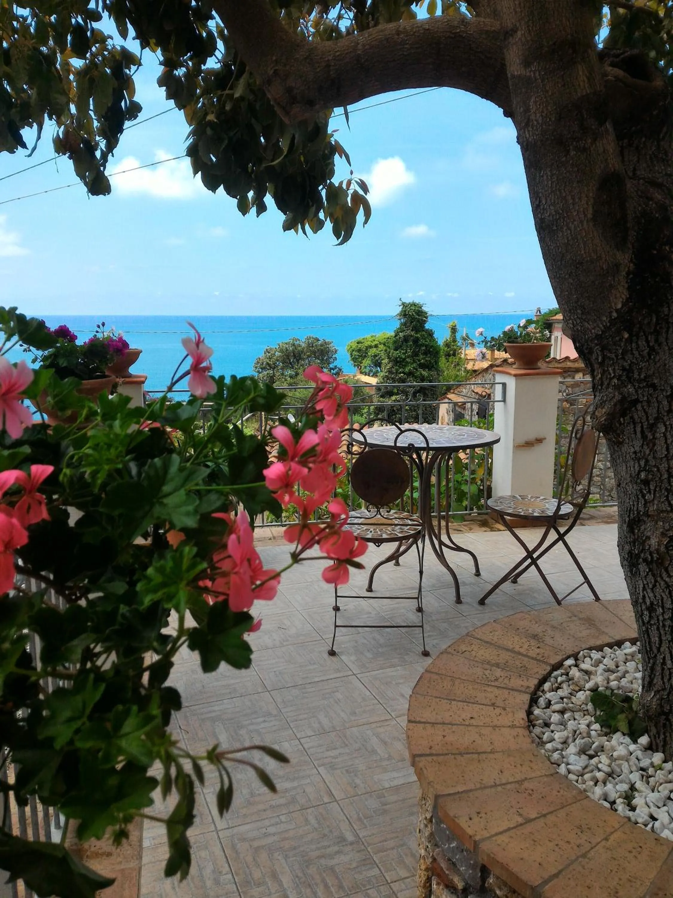 Patio in B&B Mariposa