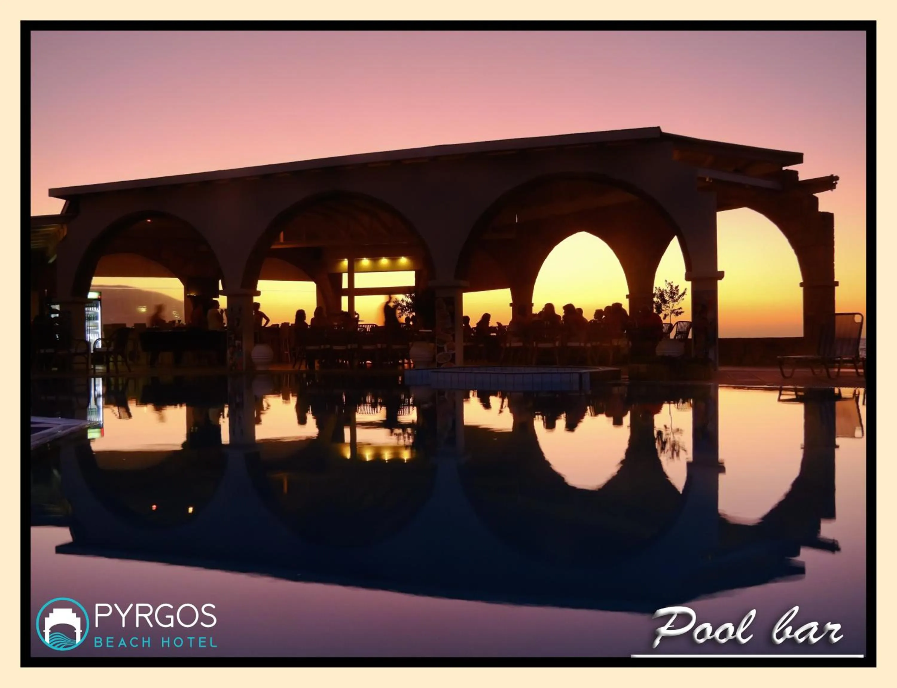 Swimming pool in Pyrgos Beach Hotel Apartments