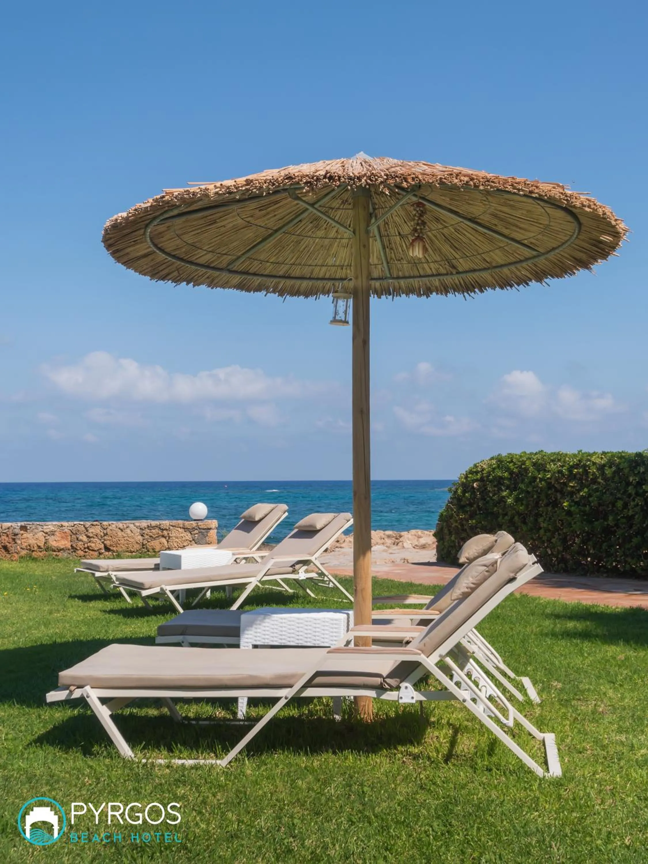Decorative detail in Pyrgos Beach Hotel Apartments