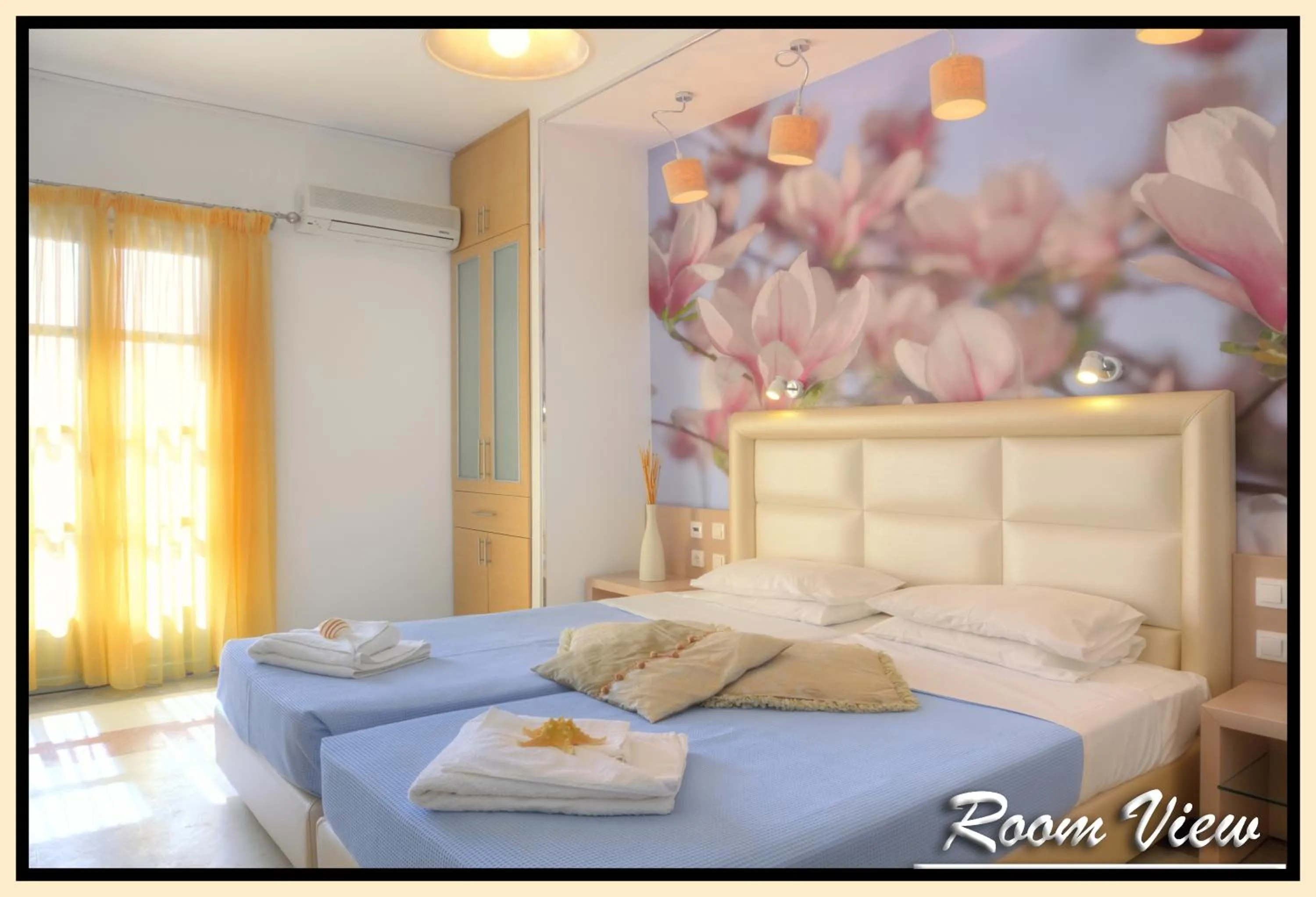 Bedroom, Bed in Pyrgos Beach Hotel Apartments