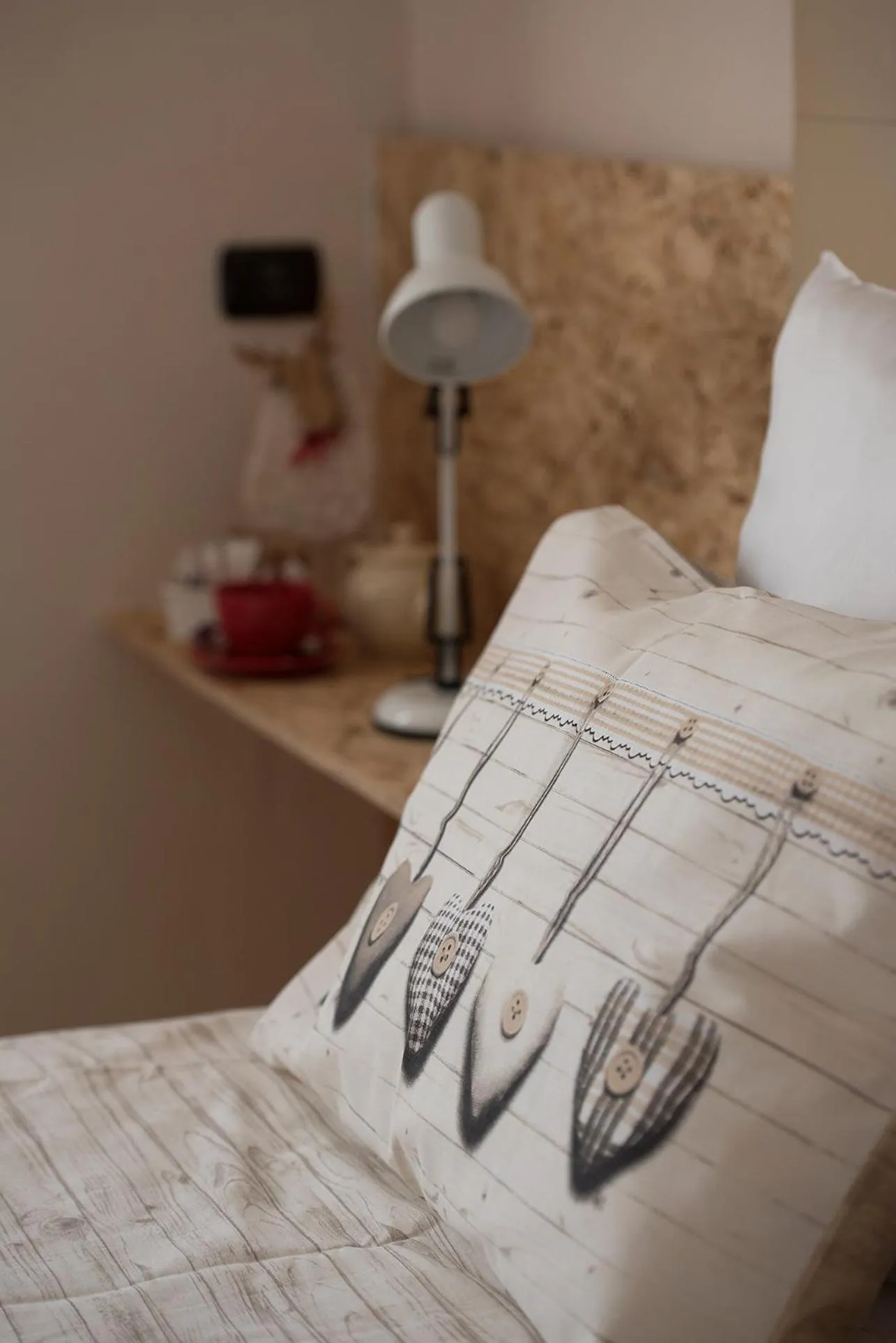 Decorative detail, Bed in Hotel Margherita