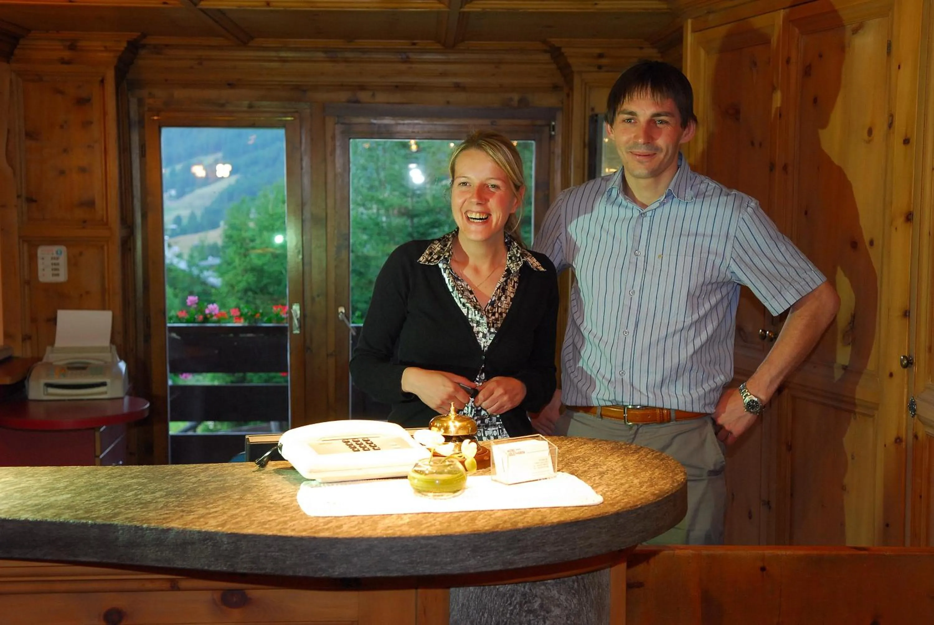 Lobby or reception in Hotel Margherita